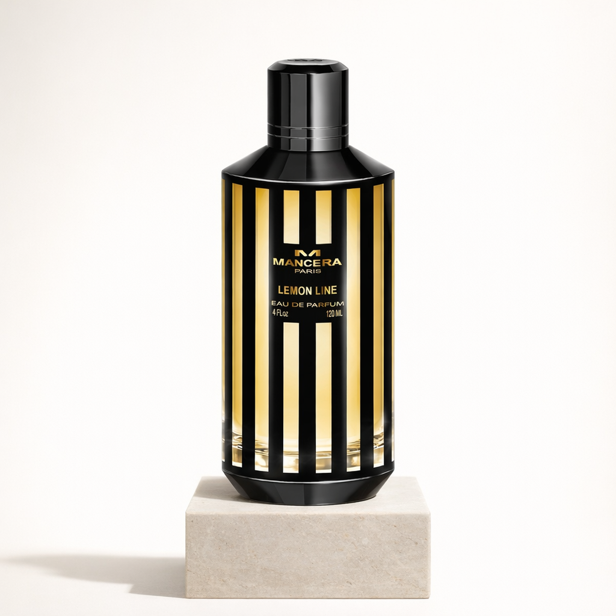 Mancera Lemon Line EDP upright pedestal gallery showcase