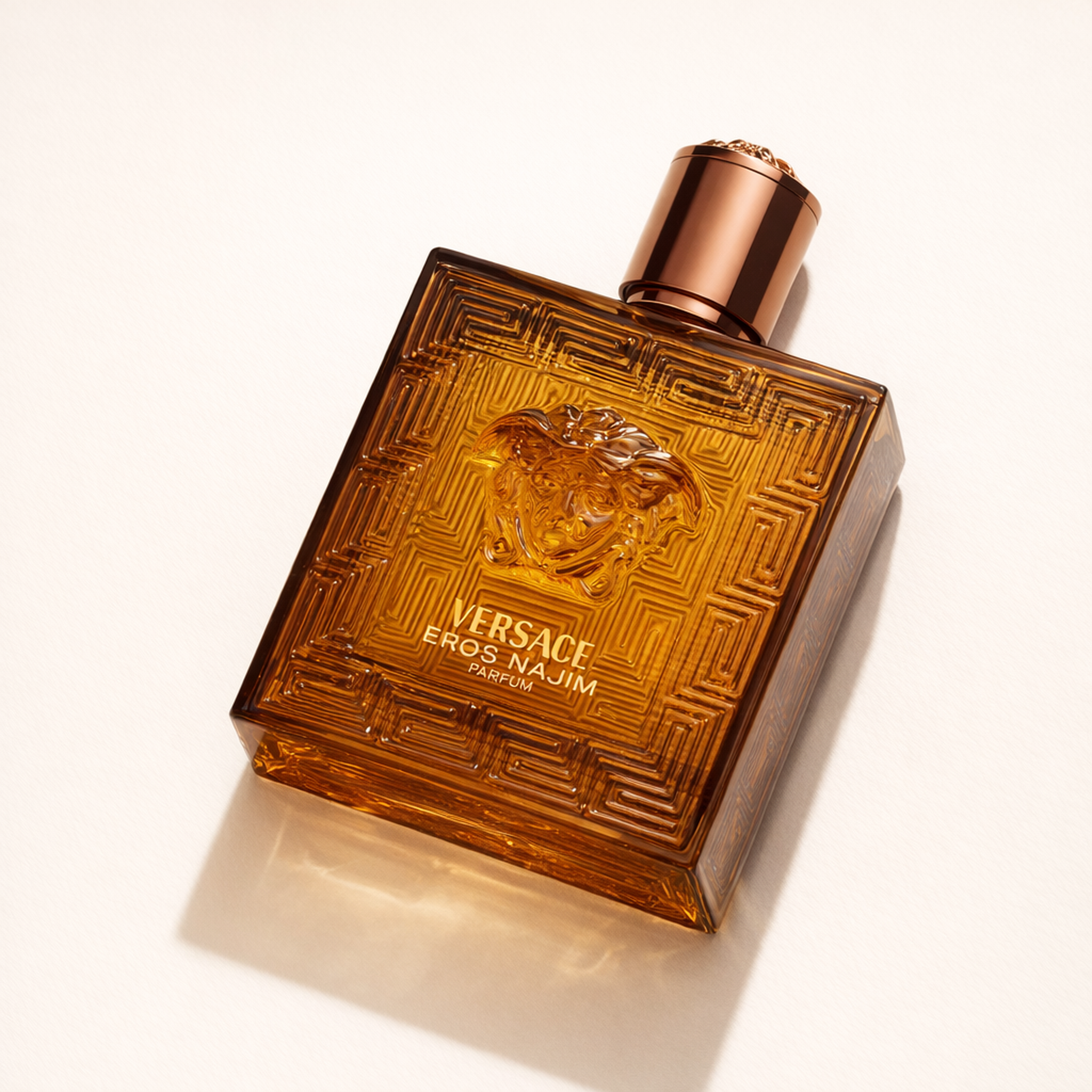 Versace Eros Najim Parfum for Men angled still-life gallery showcase