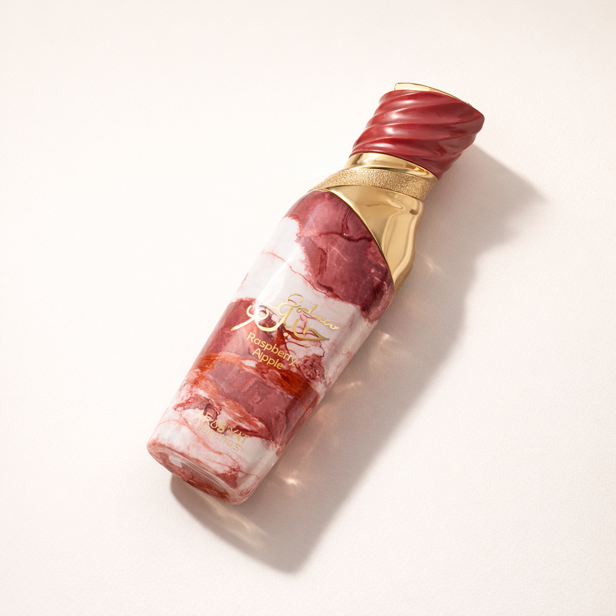 Arabiyat Prestige Gelato Raspberry Ripple EDP for Women angled still-life gallery showcase