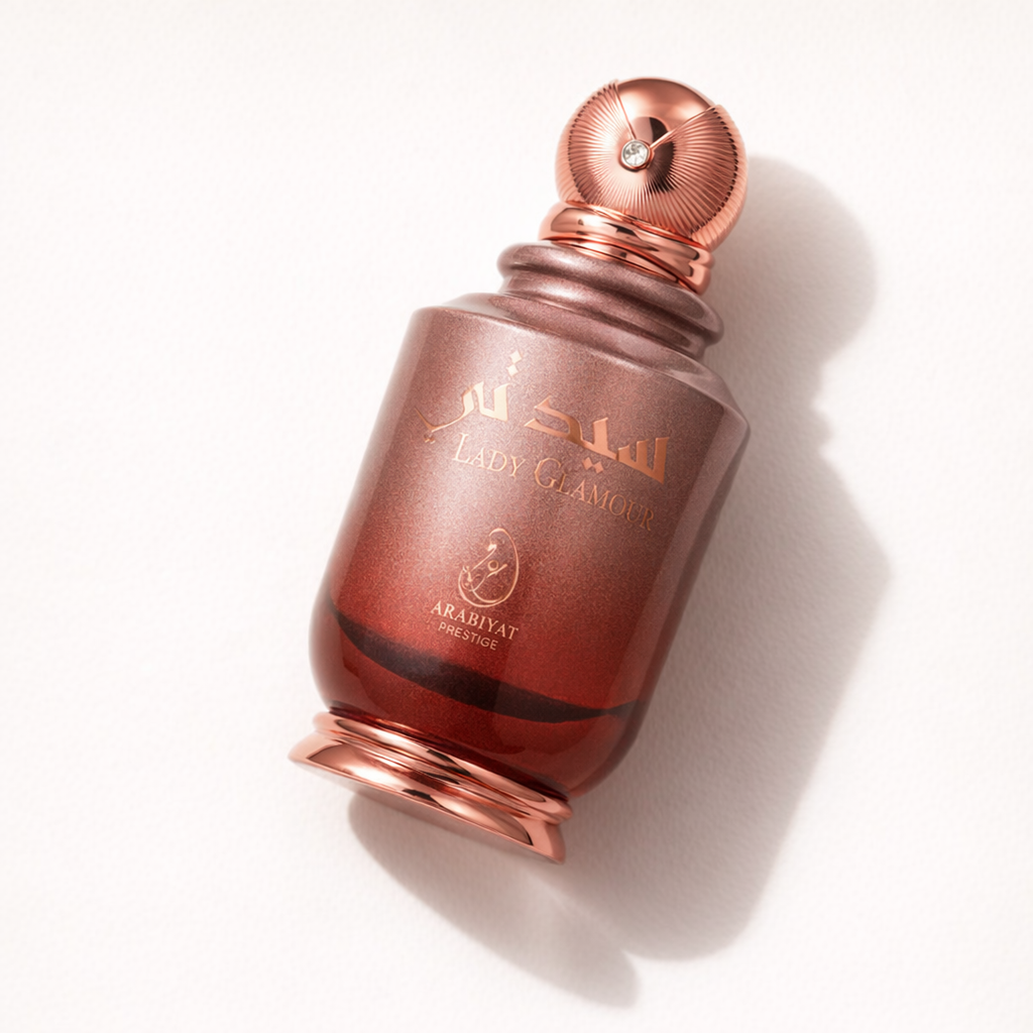 Arabiyat Prestige Lady Glamor EDP for Women angled still-life gallery showcase