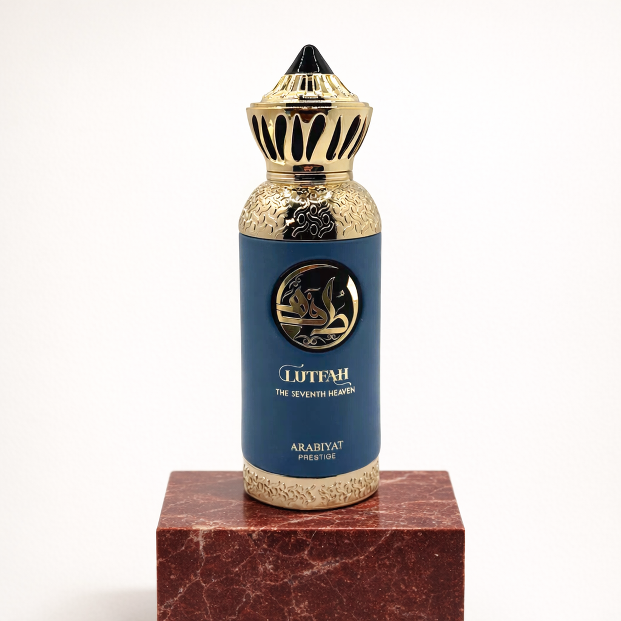 Arabiyat Prestige Lutfah the Seventh Heaven EDP upright pedestal gallery showcase