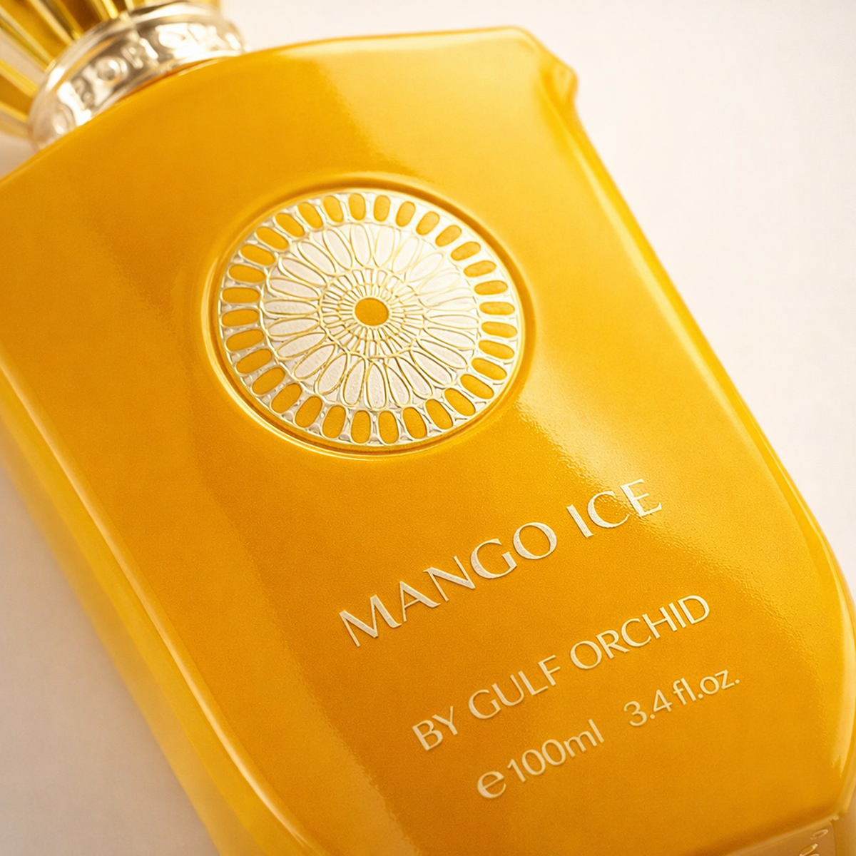 Gulf Orchid Mango Ice EDP macro label detail gallery showcase