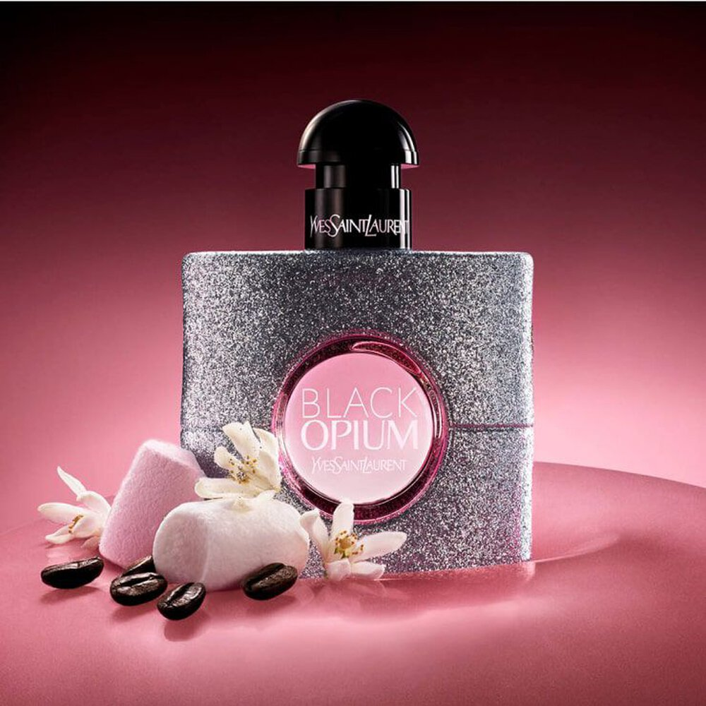 Yves Saint Laurent Black Opium Glitter EDP For Women fragrance notes image
