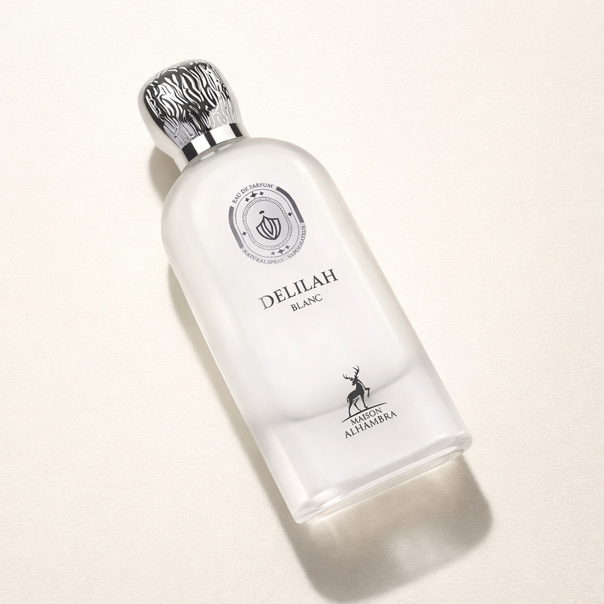 Maison Alhambra Delilah Blanc EDP angled still-life gallery showcase