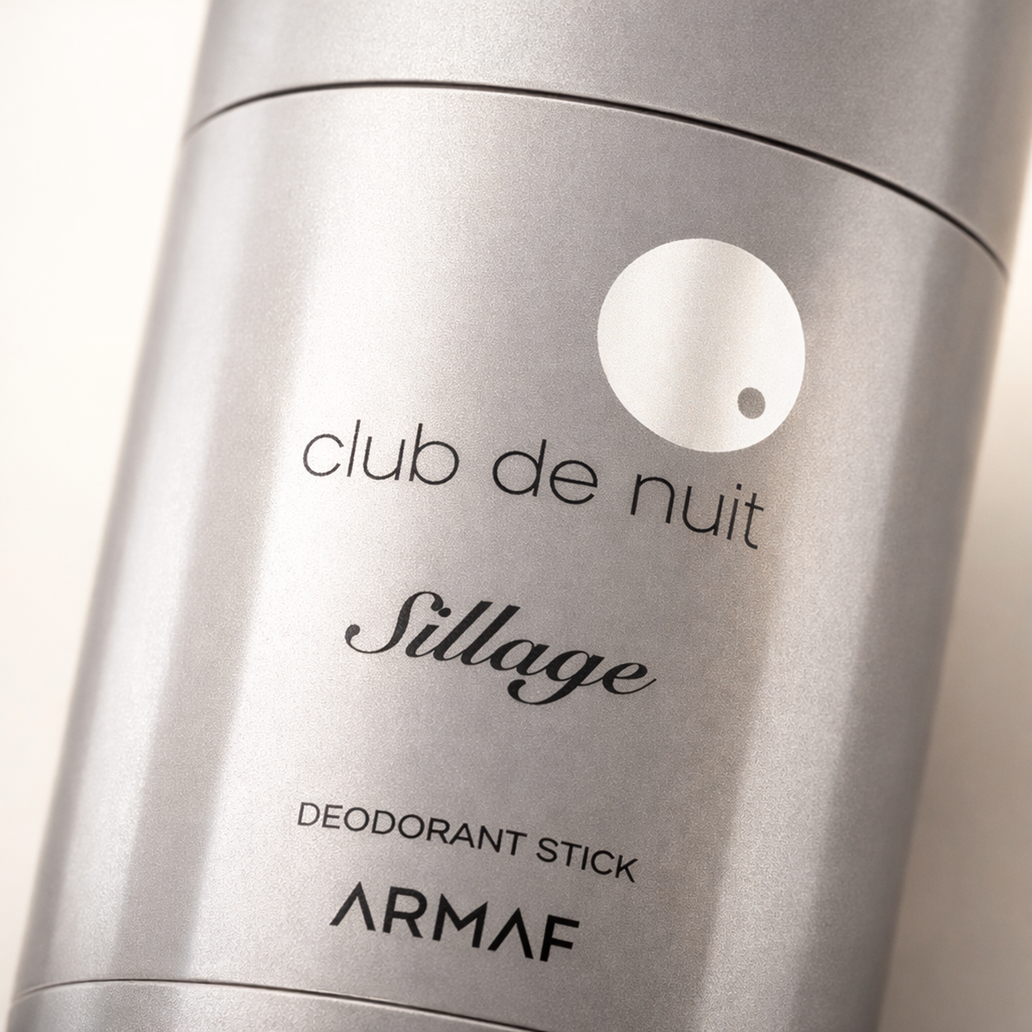 Armaf Club De Nuit Sillage Deodorant Stick macro label detail gallery showcase