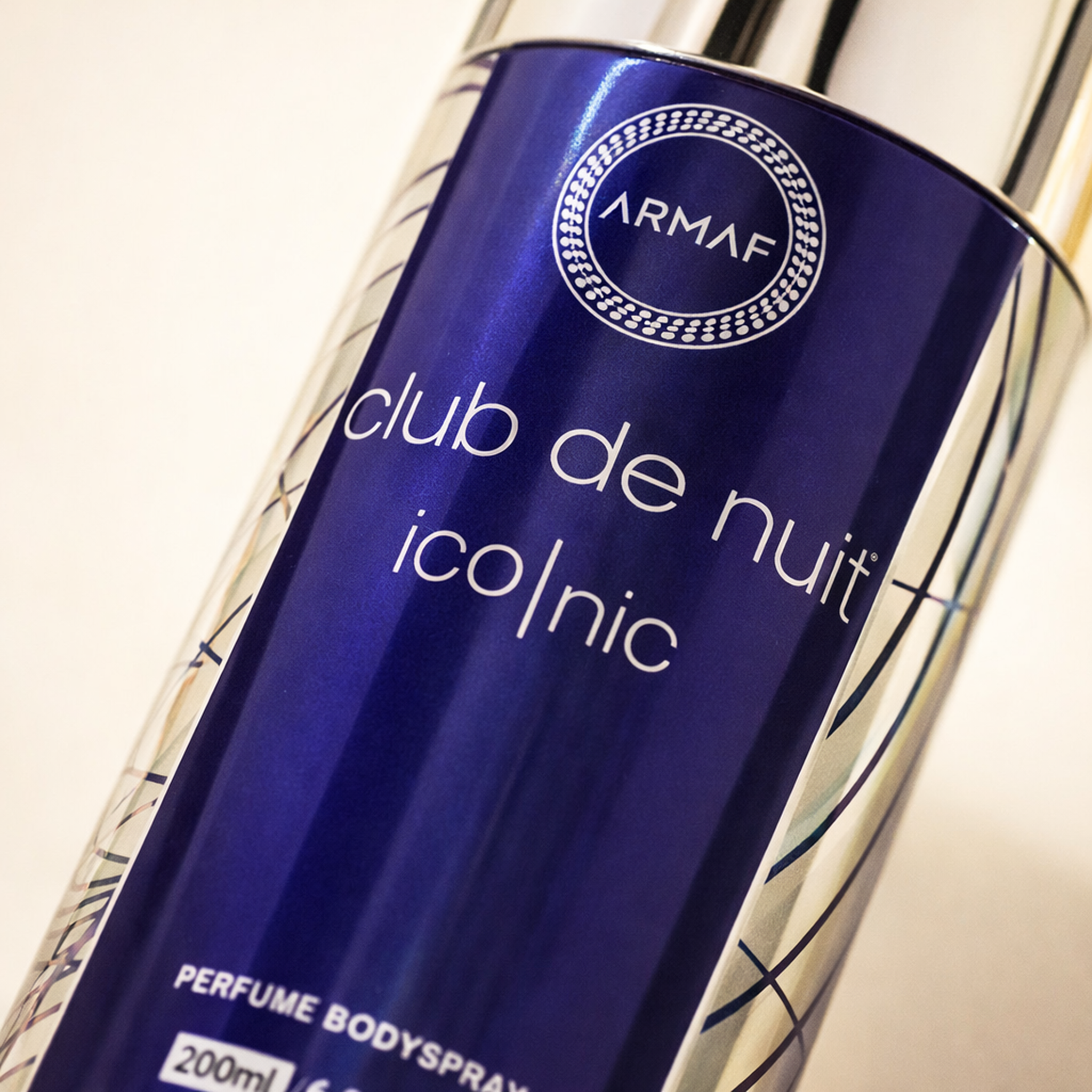 Armaf Club de Nuit Blue Iconic Body Mist macro label detail gallery showcase