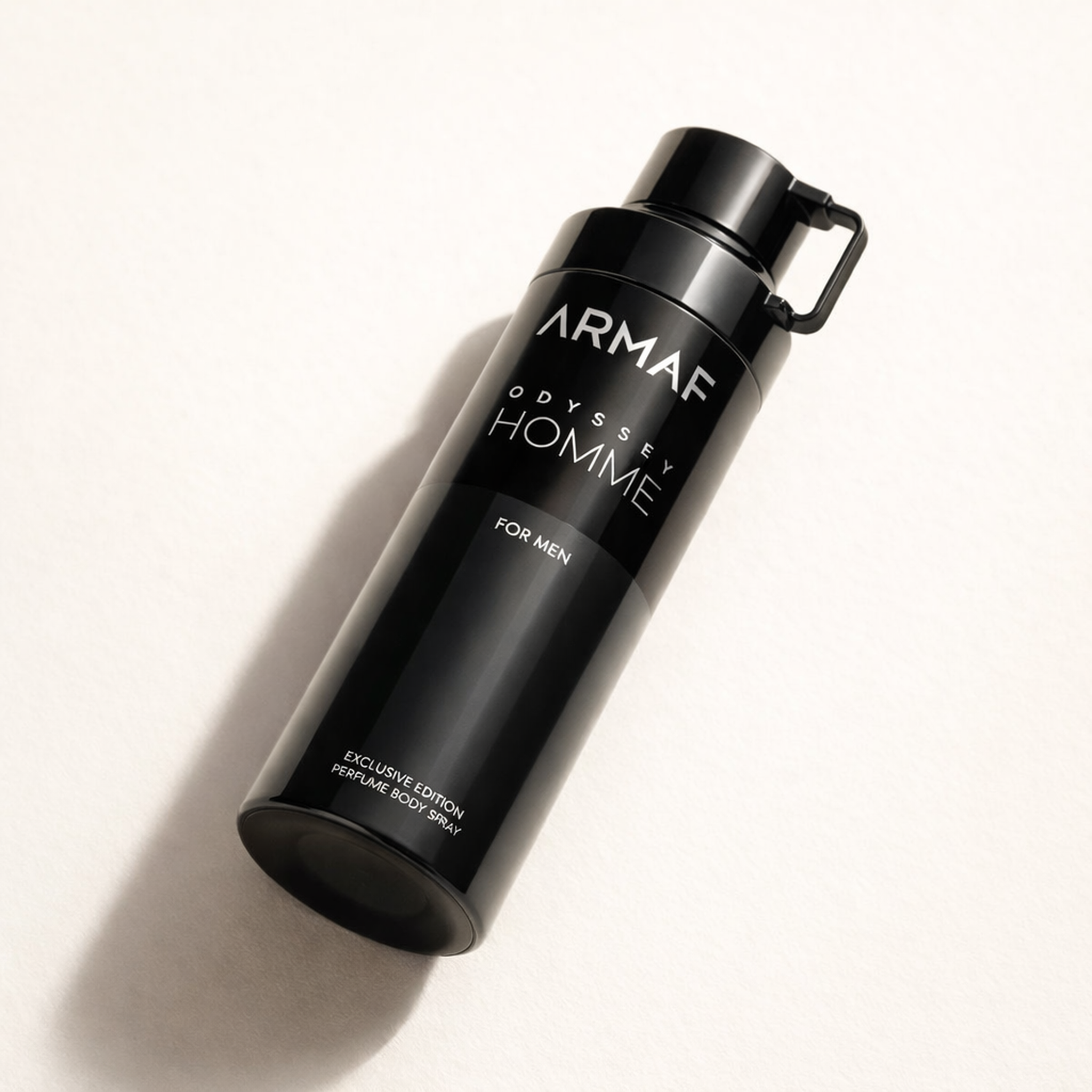 Armaf Odyssey Homme Body Spray angled still-life gallery showcase