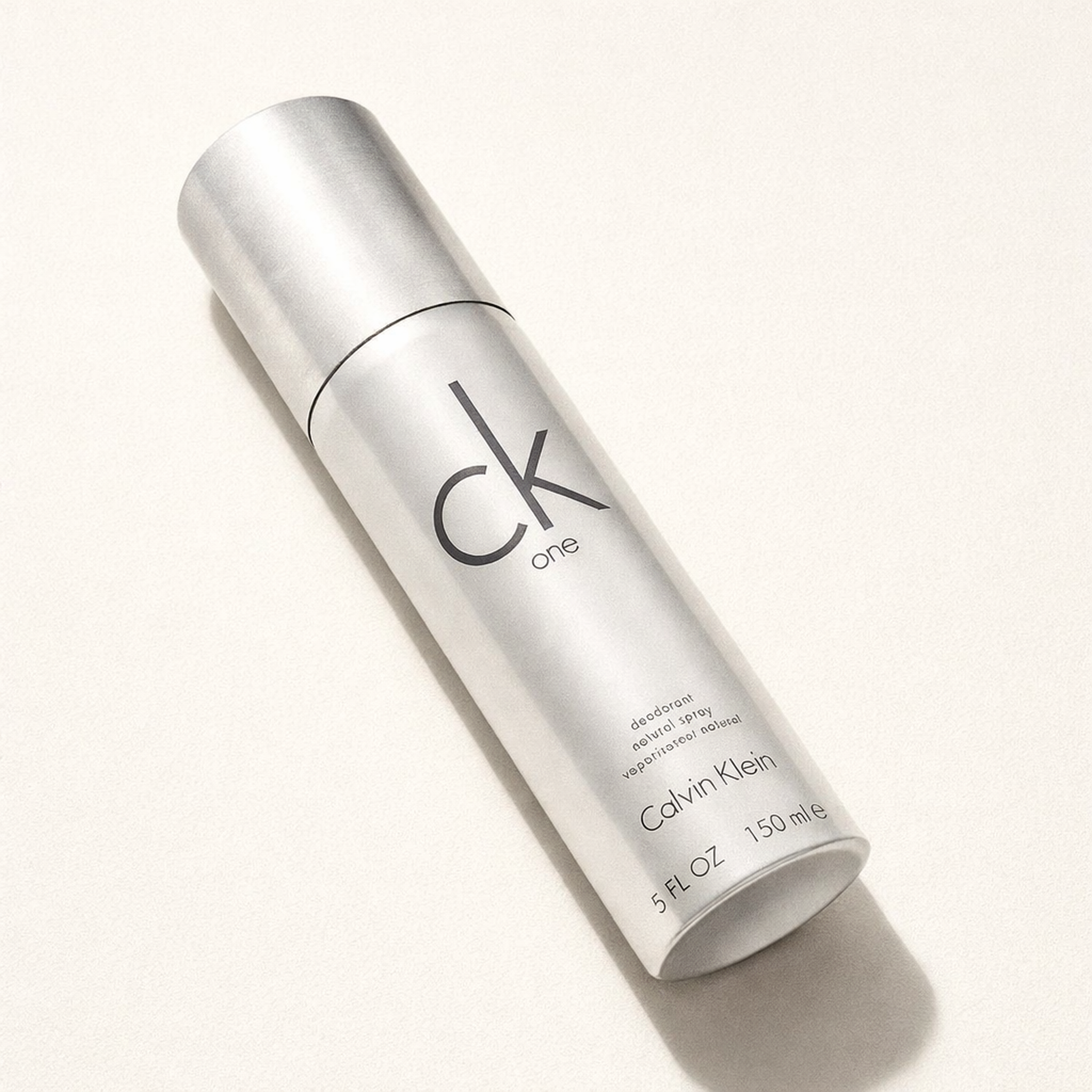 Calvin Klein CK One Deodorant Spray angled still-life gallery showcase