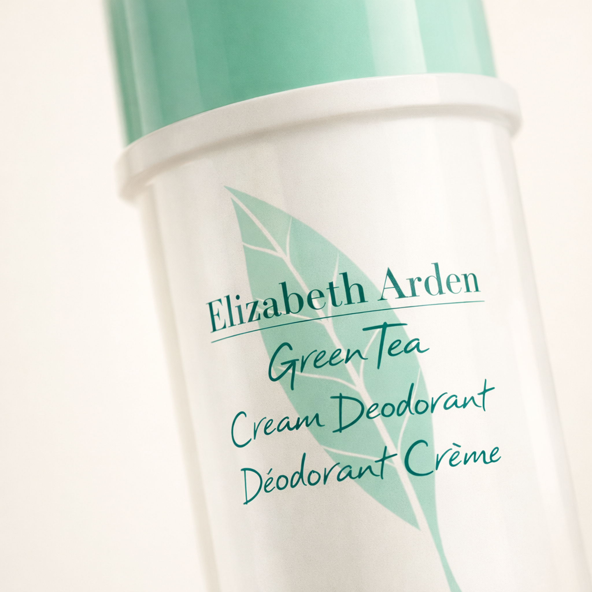 Elizabeth Arden Green Tea Deodorant Cream macro label detail gallery showcase