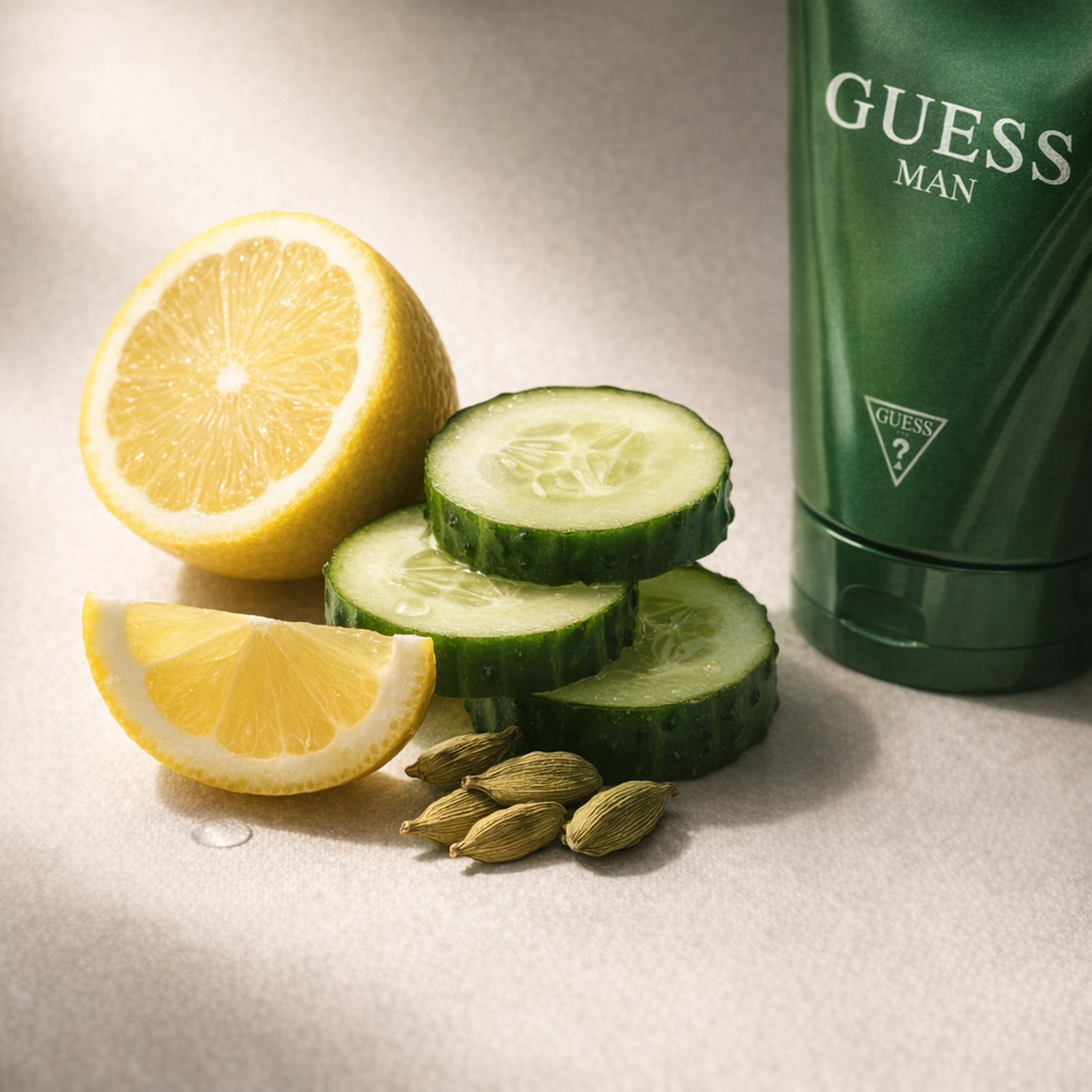 Guess Green Shower Gel fragrance notes image