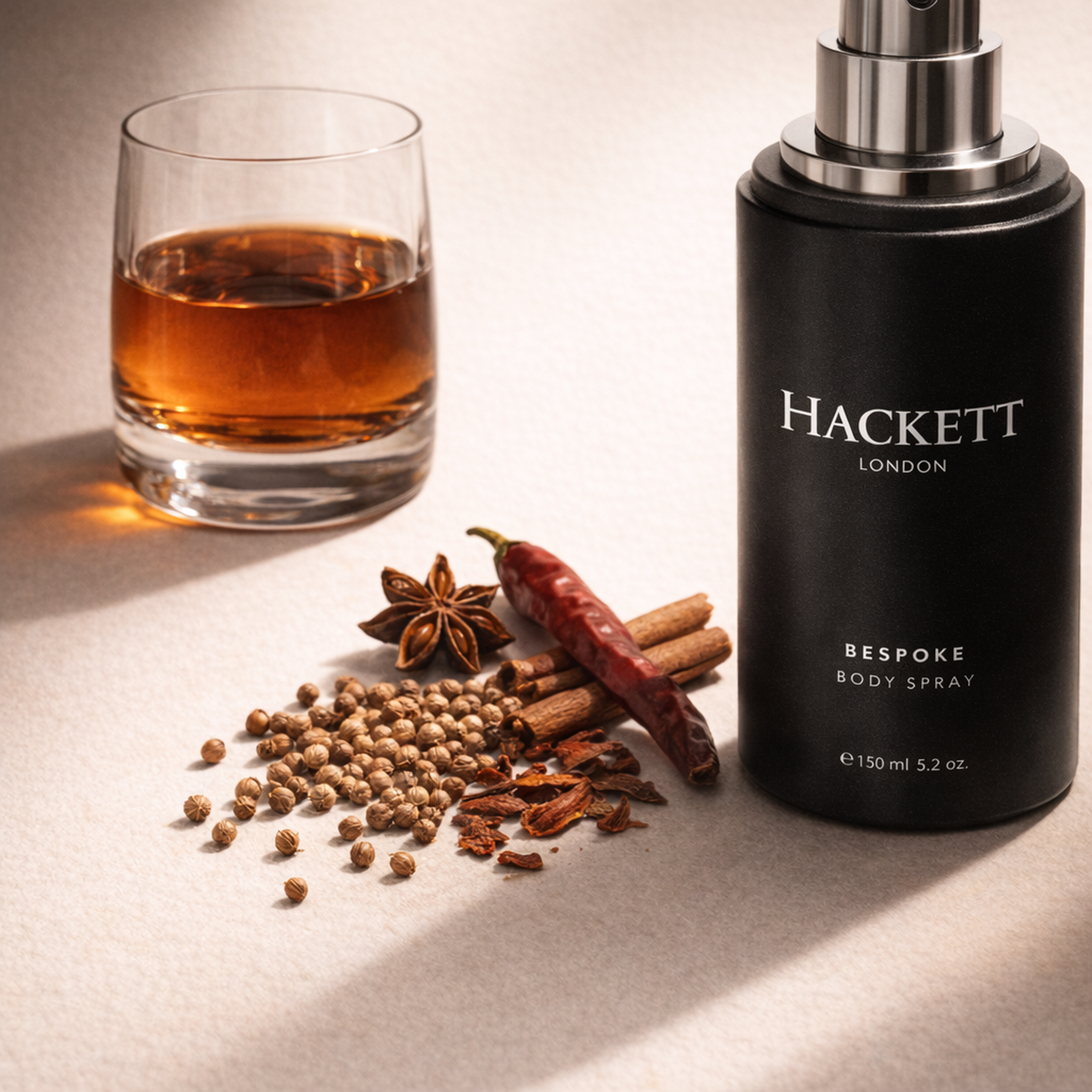 Hackett Bespoke Body Spray fragrance notes image