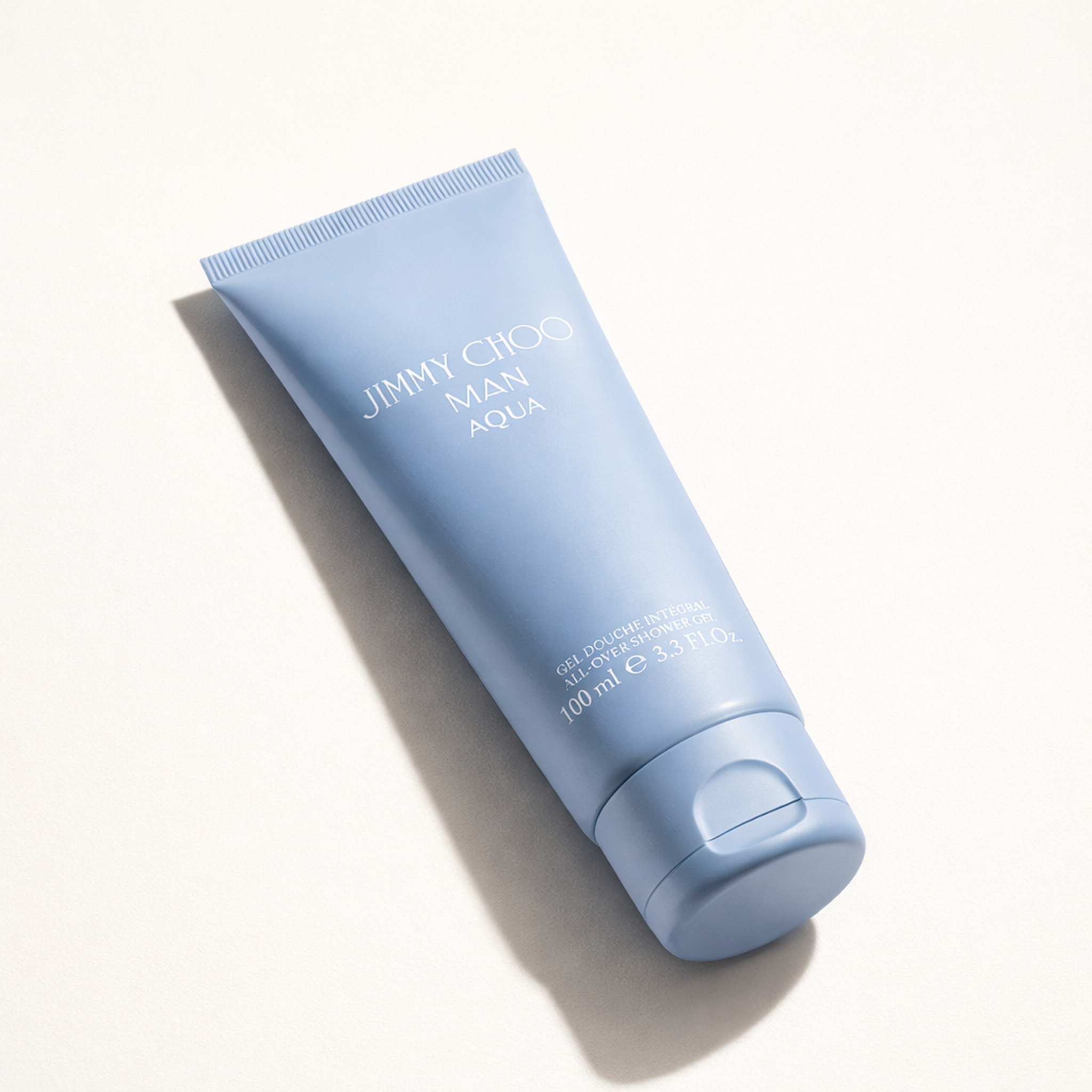 Jimmy Choo Man Aqua Shower Gel angled still-life gallery showcase