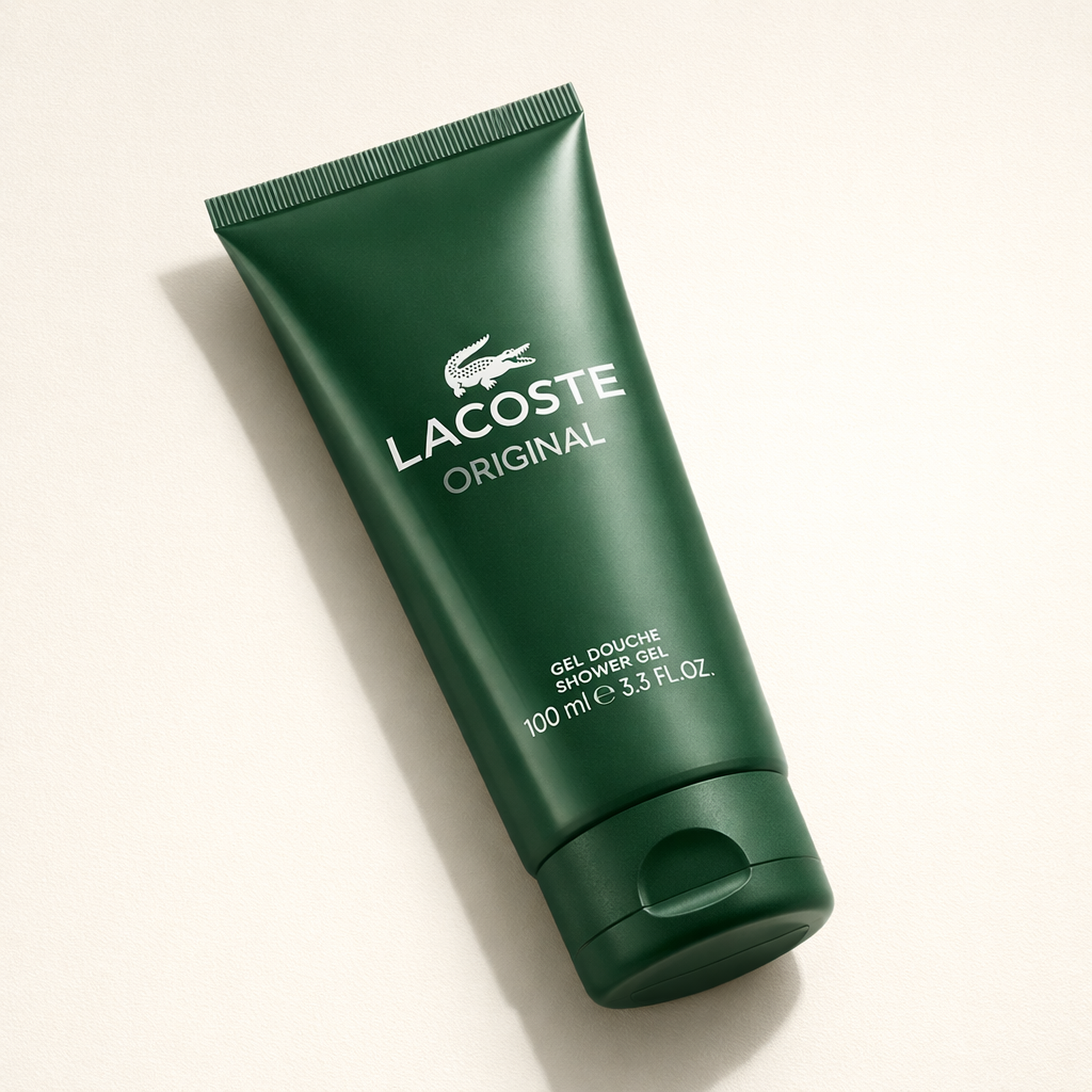 Lacoste Original Shower Gel angled still-life gallery showcase