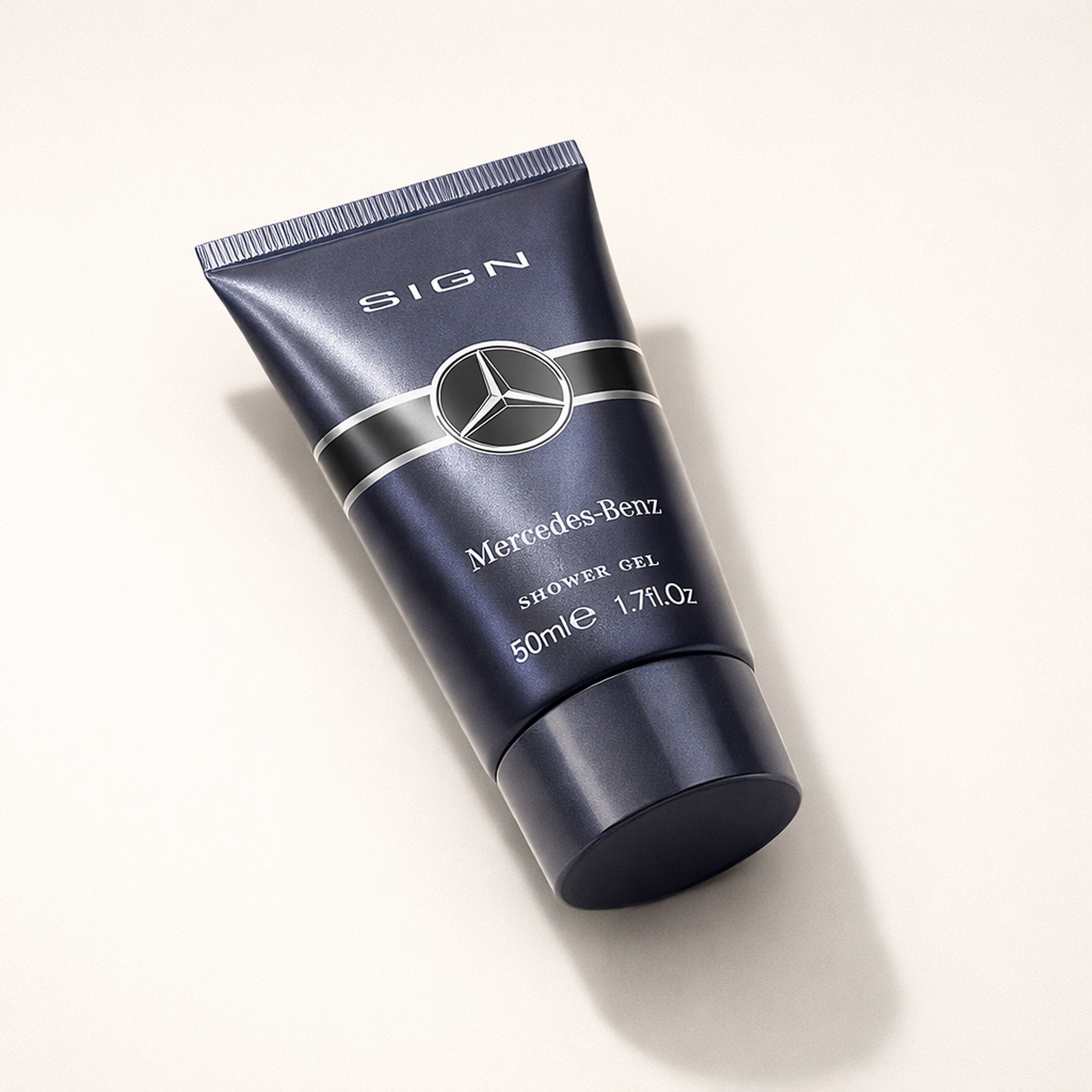Mercedes Benz Sign Shower Gel angled still-life gallery showcase