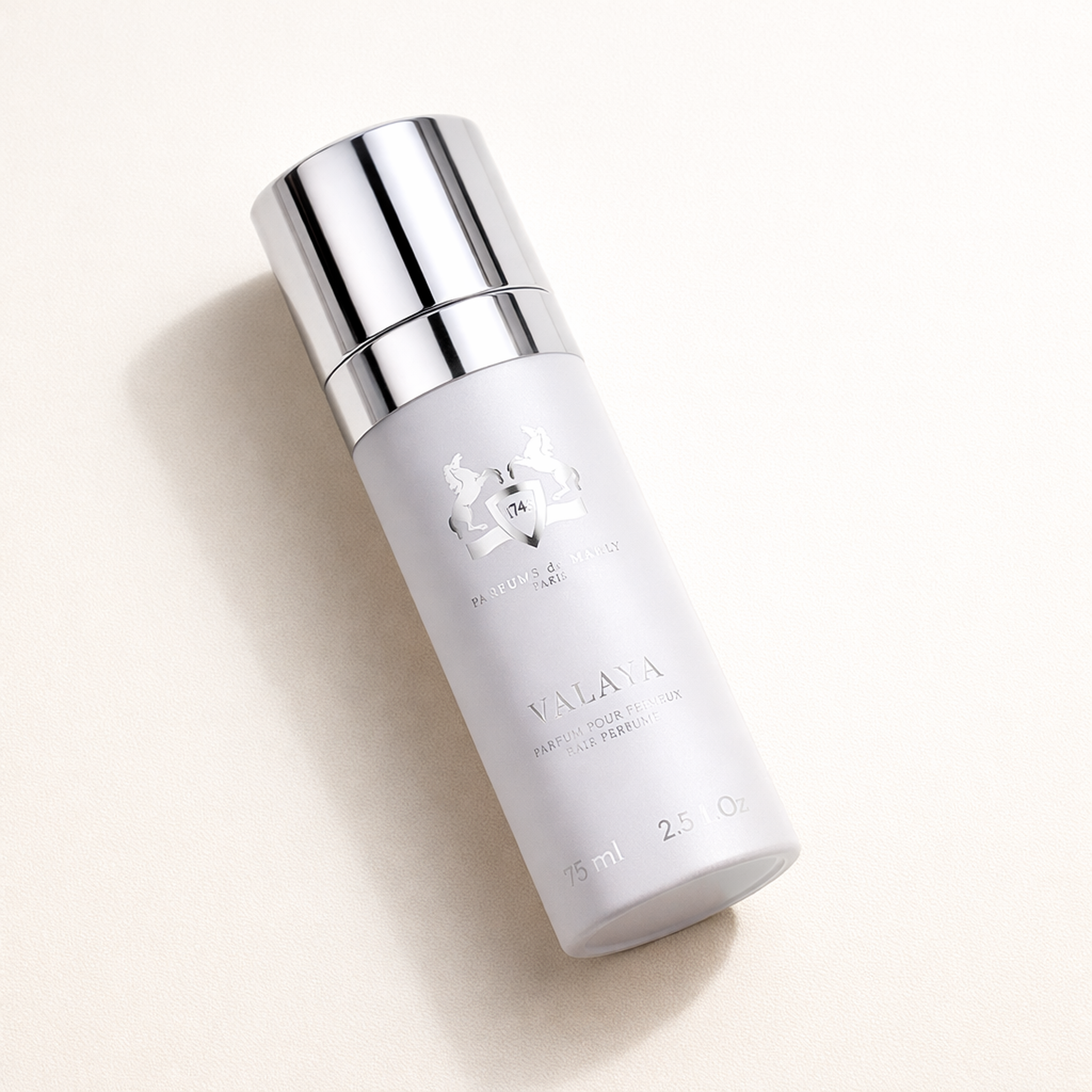 Parfums De Marly Valaya Hair Perfume angled still-life gallery showcase