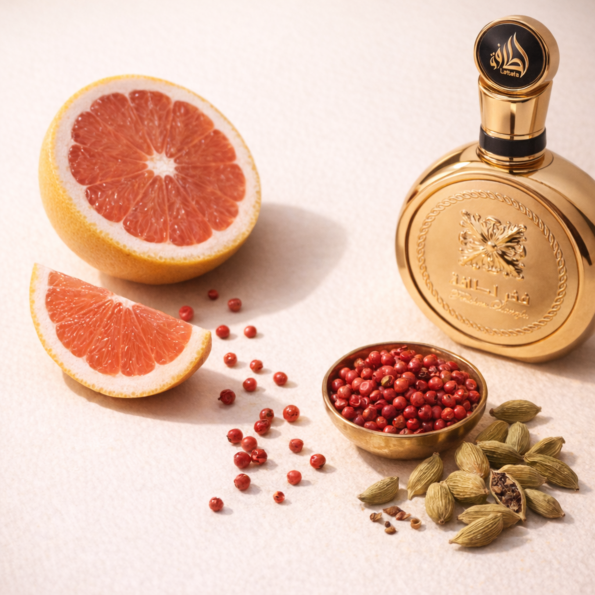 Lattafa Fakhar Gold Bukhoor fragrance notes image