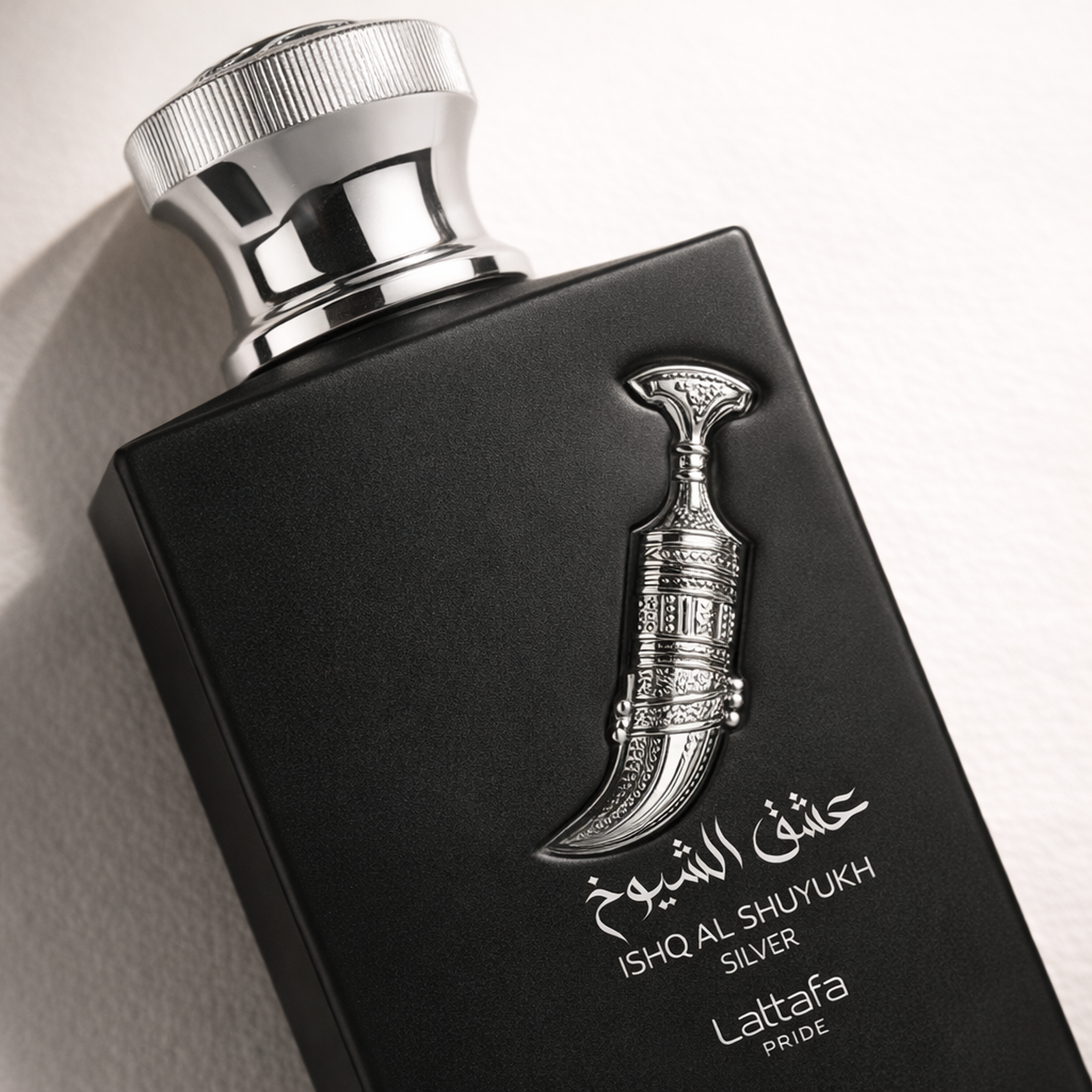 Lattafa Pride Ishq Al Shuyukh Silver EDP For Men fragrance details image