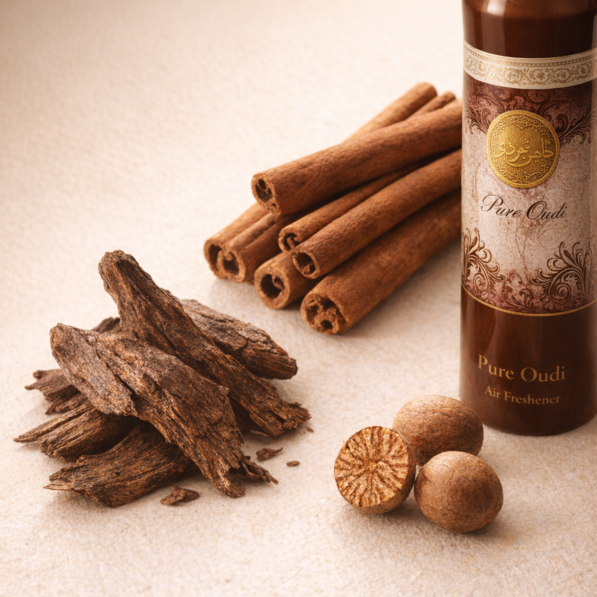 Lattafa Pure Oudi Air Freshener fragrance notes image