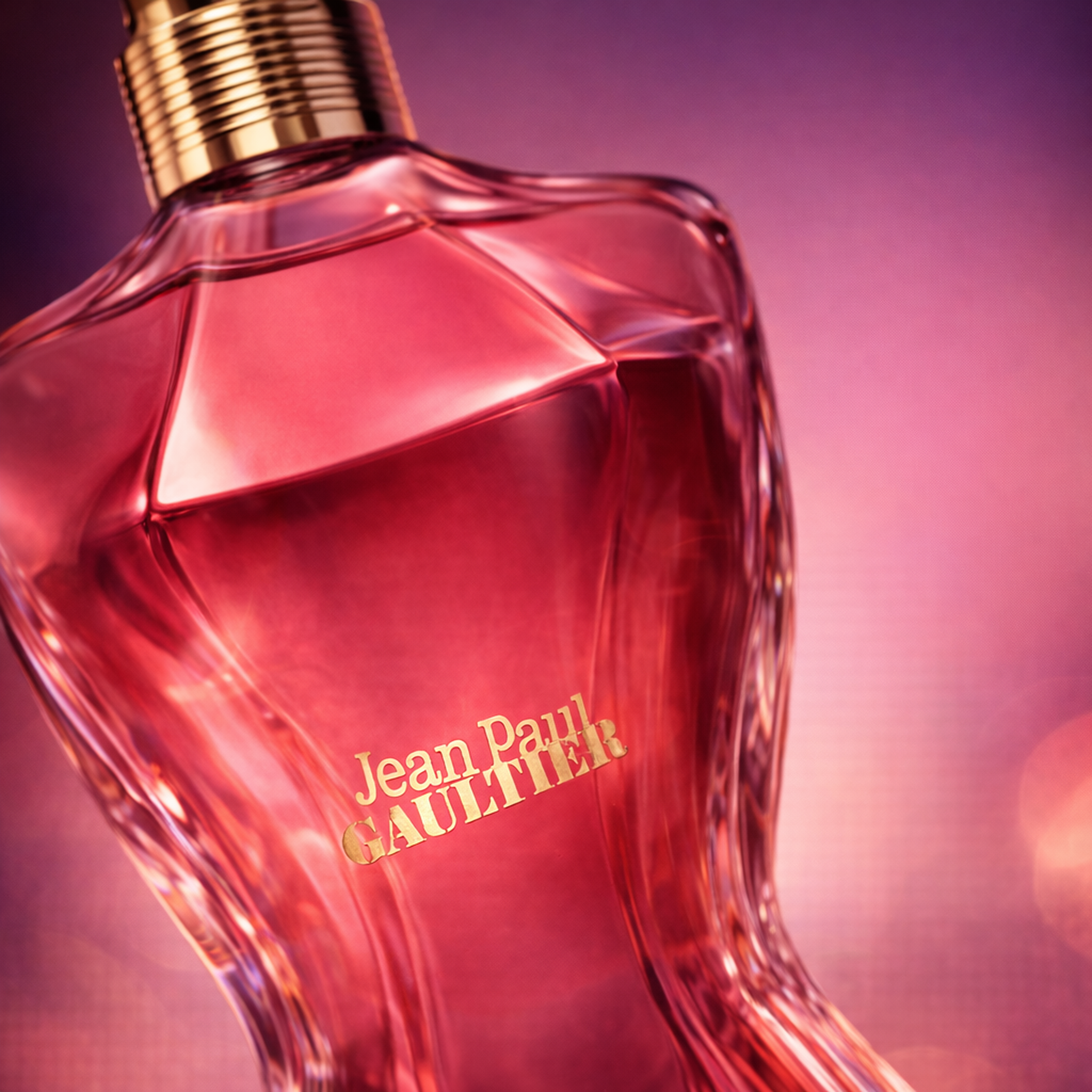 Jean Paul Gaultier La Belle Rosea EDP macro label detail gallery showcase