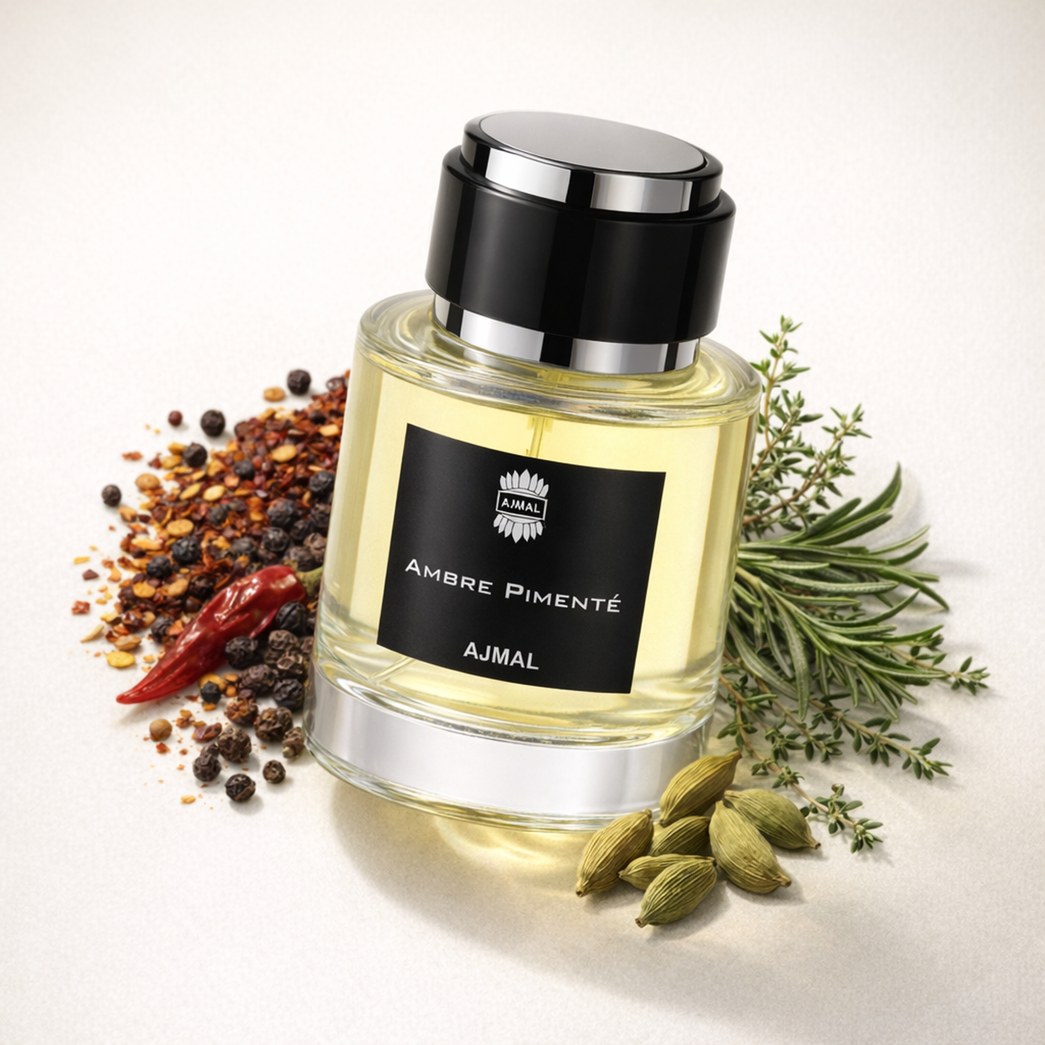 Ajmal Ambre Pimente EDP For Men fragrance notes image