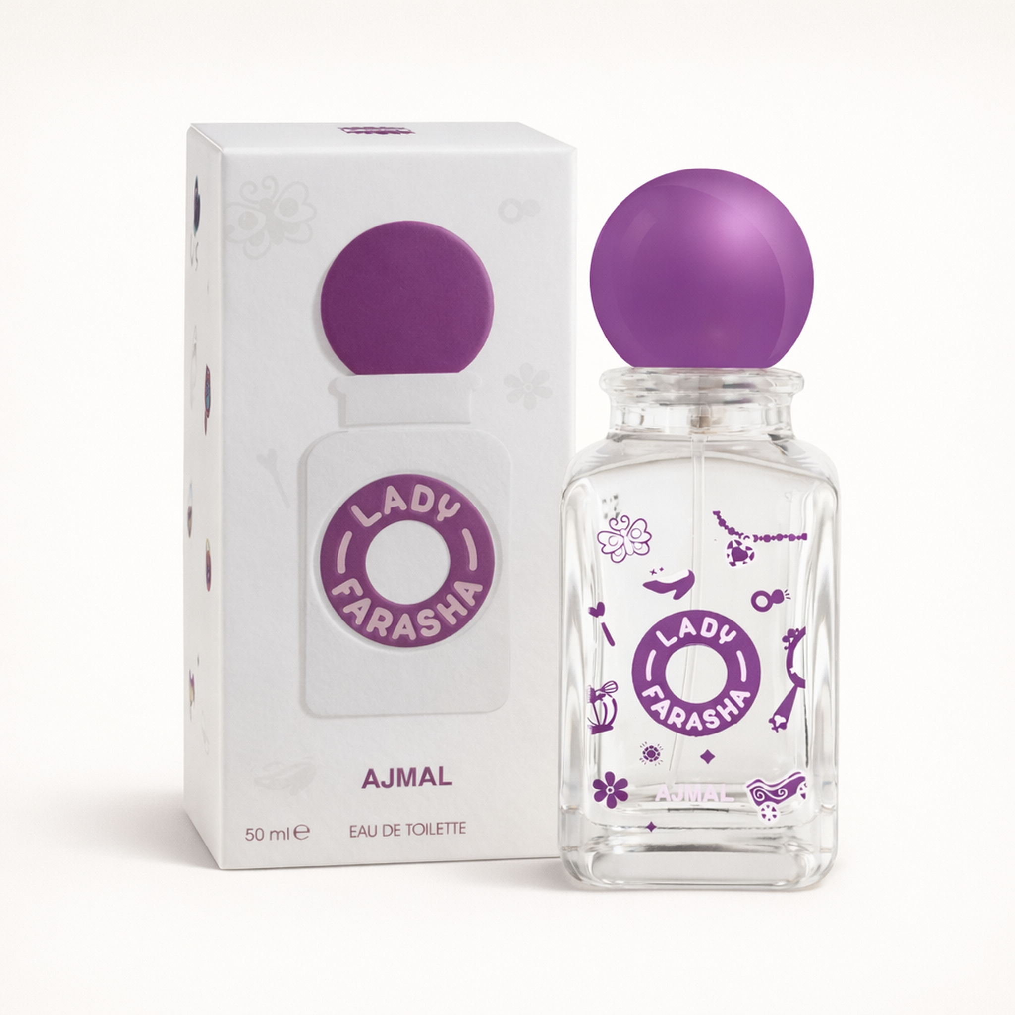 Ajmal Lady Farasha EDT packaging image