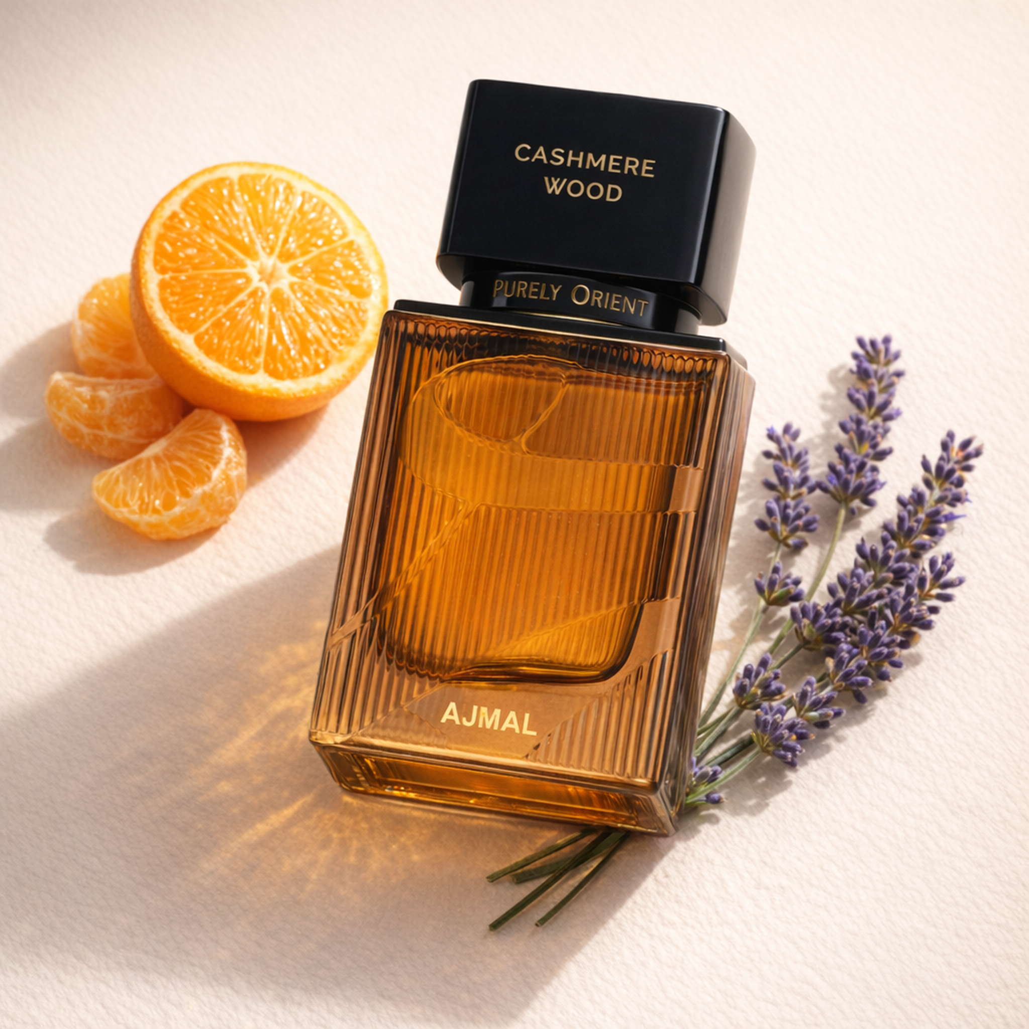 Ajmal Purely Orient Cashmere Wood EDP fragrance notes image