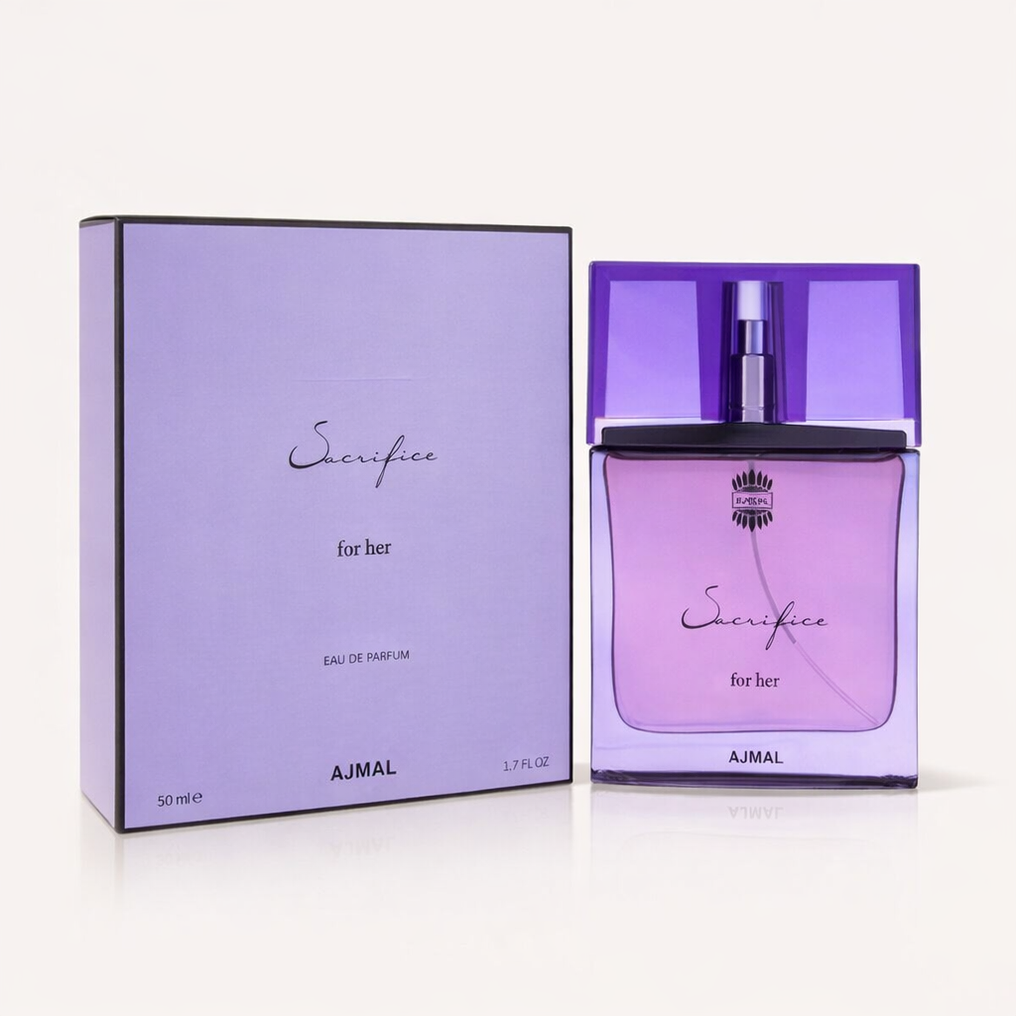 Ajmal Sacrifice Her EDP packaging image