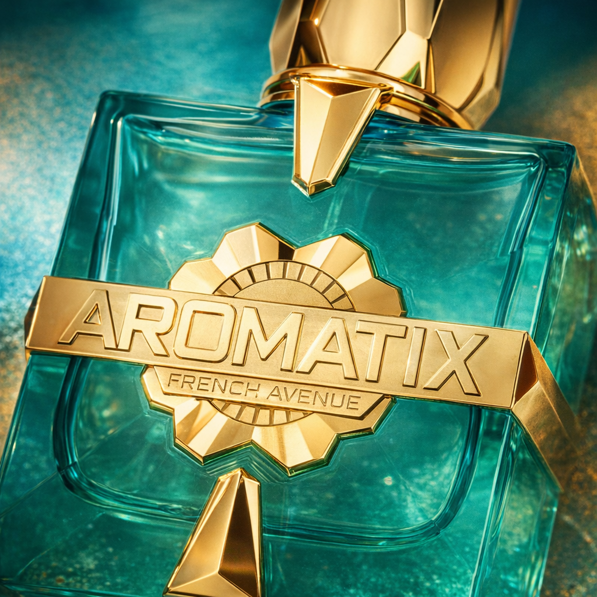 French Avenue Aromatix Sun Kissed Extrait Parfum macro label detail gallery showcase
