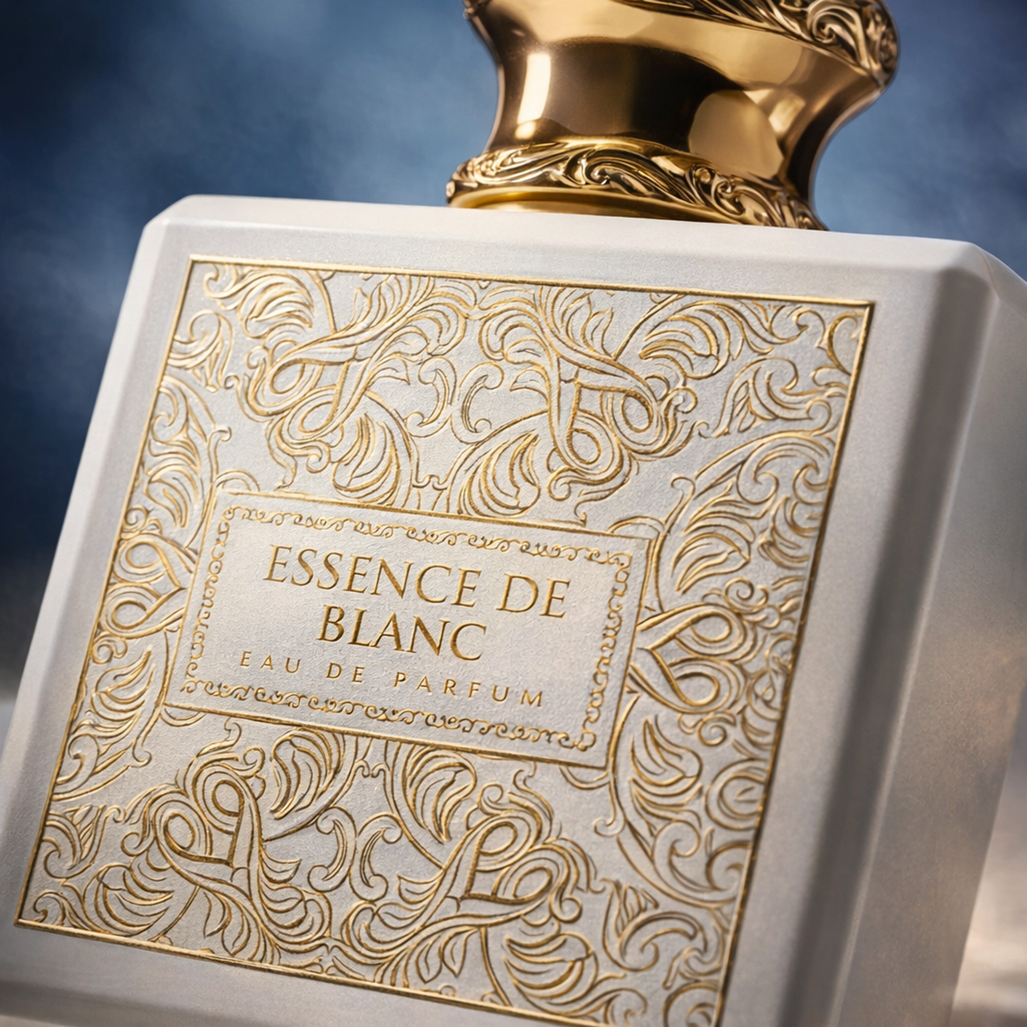 French Avenue Essence de Blanc EDP macro label detail gallery showcase