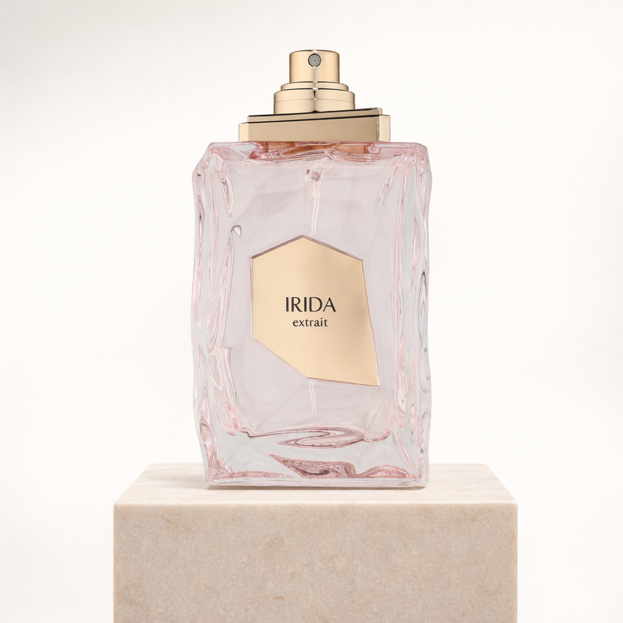French Avenue Irida Extrait de Parfum upright pedestal gallery showcase