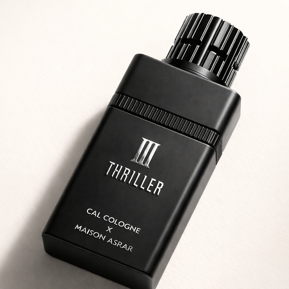 Maison Asrar Thriller Iii Extrait Parfum angled still-life gallery showcase