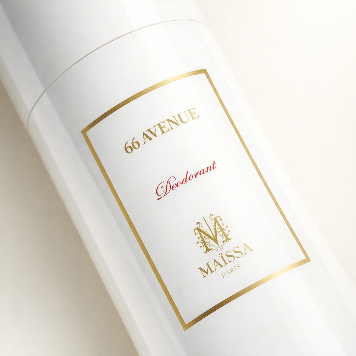 Maissa 66 Avenue Deo Spray macro label detail gallery showcase