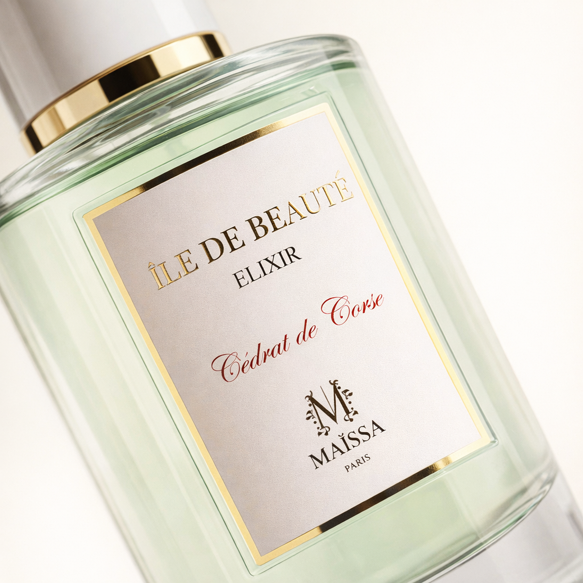 Maissa Ile de Beaute Elixir EDP macro label detail gallery showcase