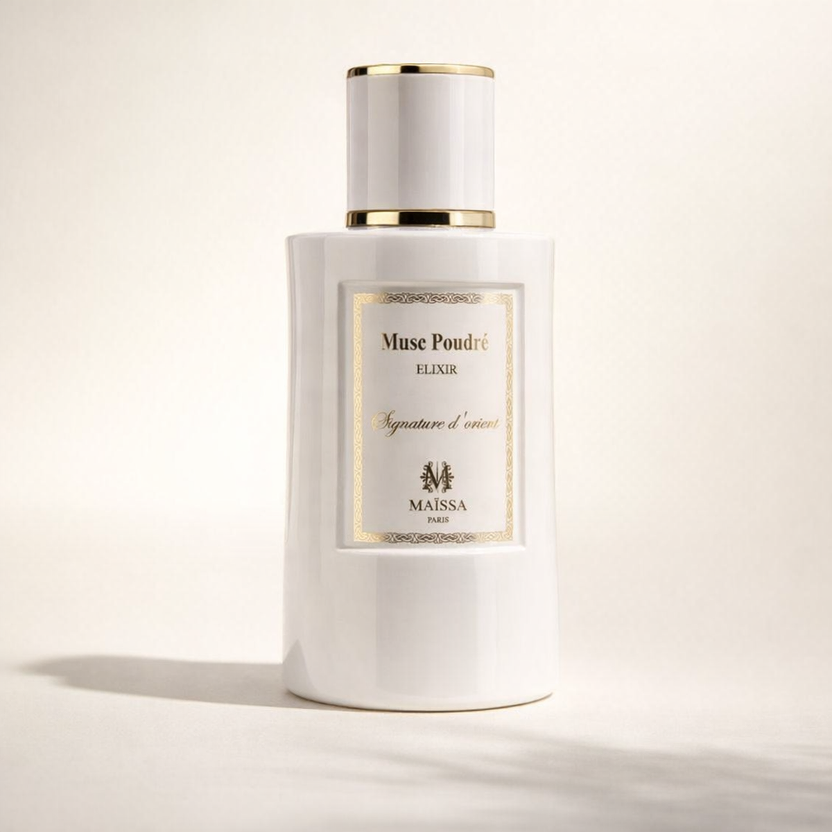 Maissa Musc Poudre Elixir EDP low three-quarter hero gallery showcase