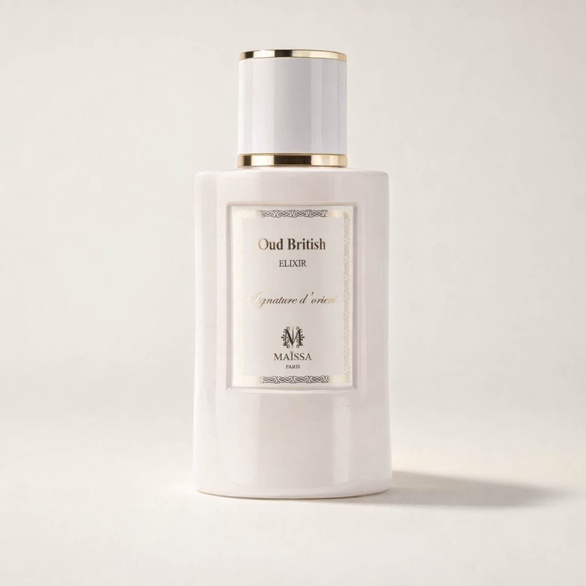 Maissa Oud British Elixir EDP low three-quarter hero gallery showcase