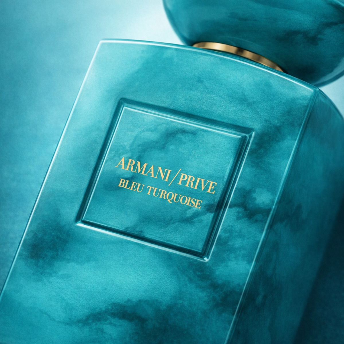 Giorgio Armani Prive Bleu Turquoise EDP macro label detail gallery showcase