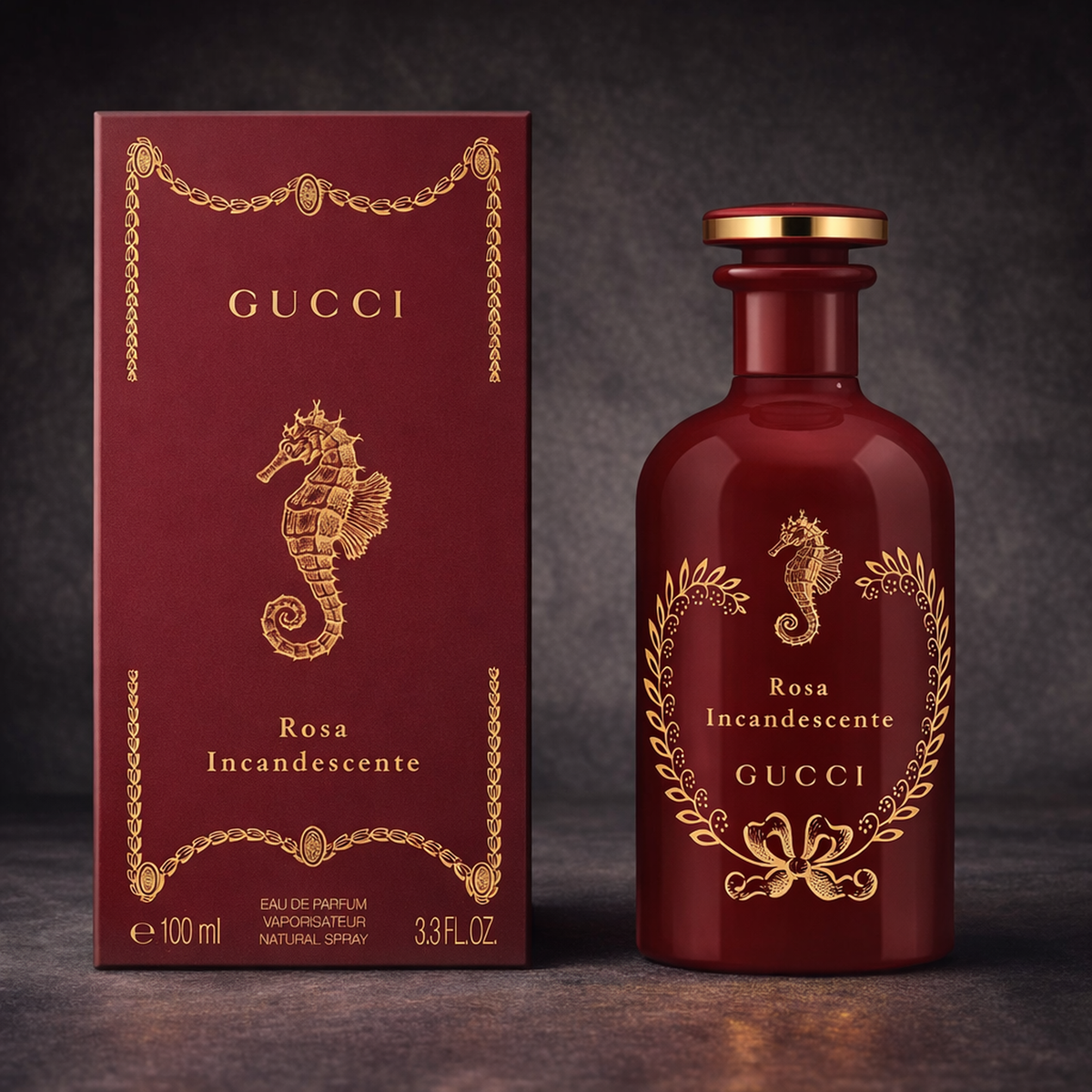 Gucci The Alchemists Garden Rosa Incandescente EDP packaging product shot gallery showcase