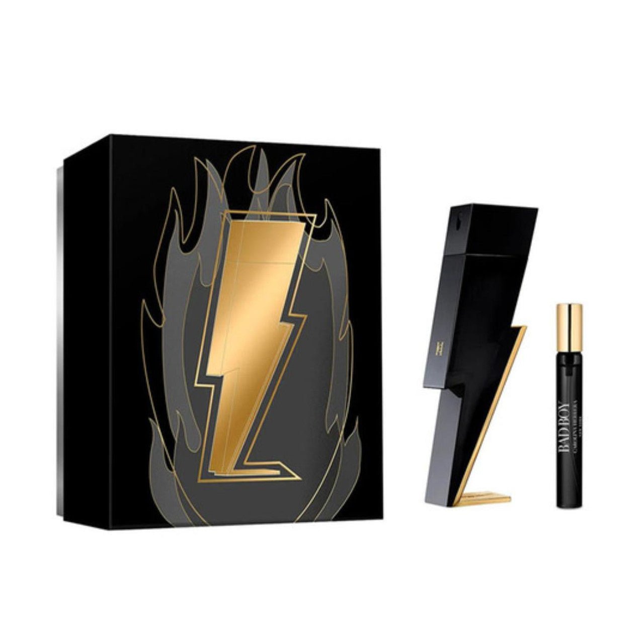 Carolina Herrera Bad Boy EDT Travel Spray Set for Men | My Perfume Shop