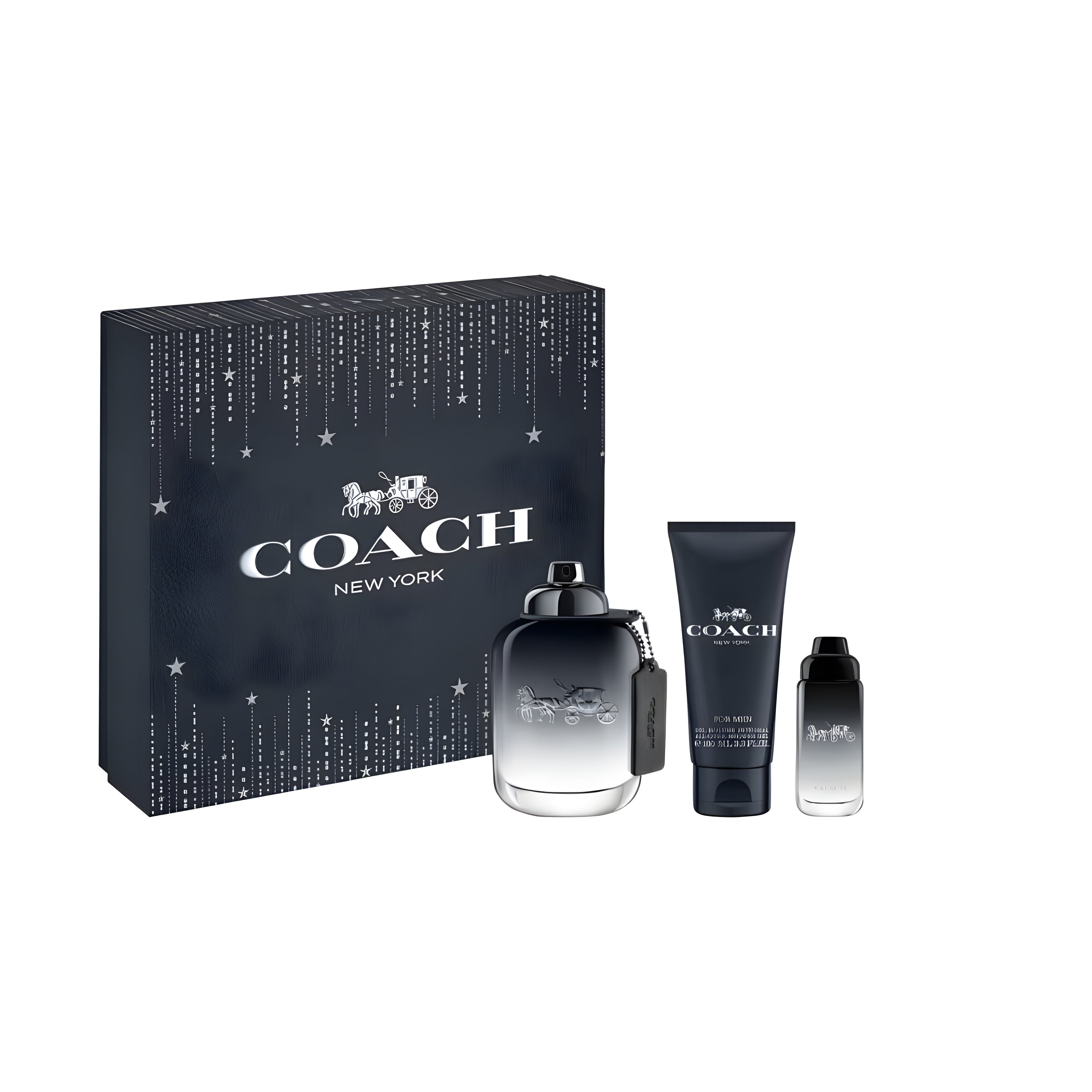 Coach Signature Men's EDT Set Shower Gel & Travel Spray | My Perfume Shop Australia