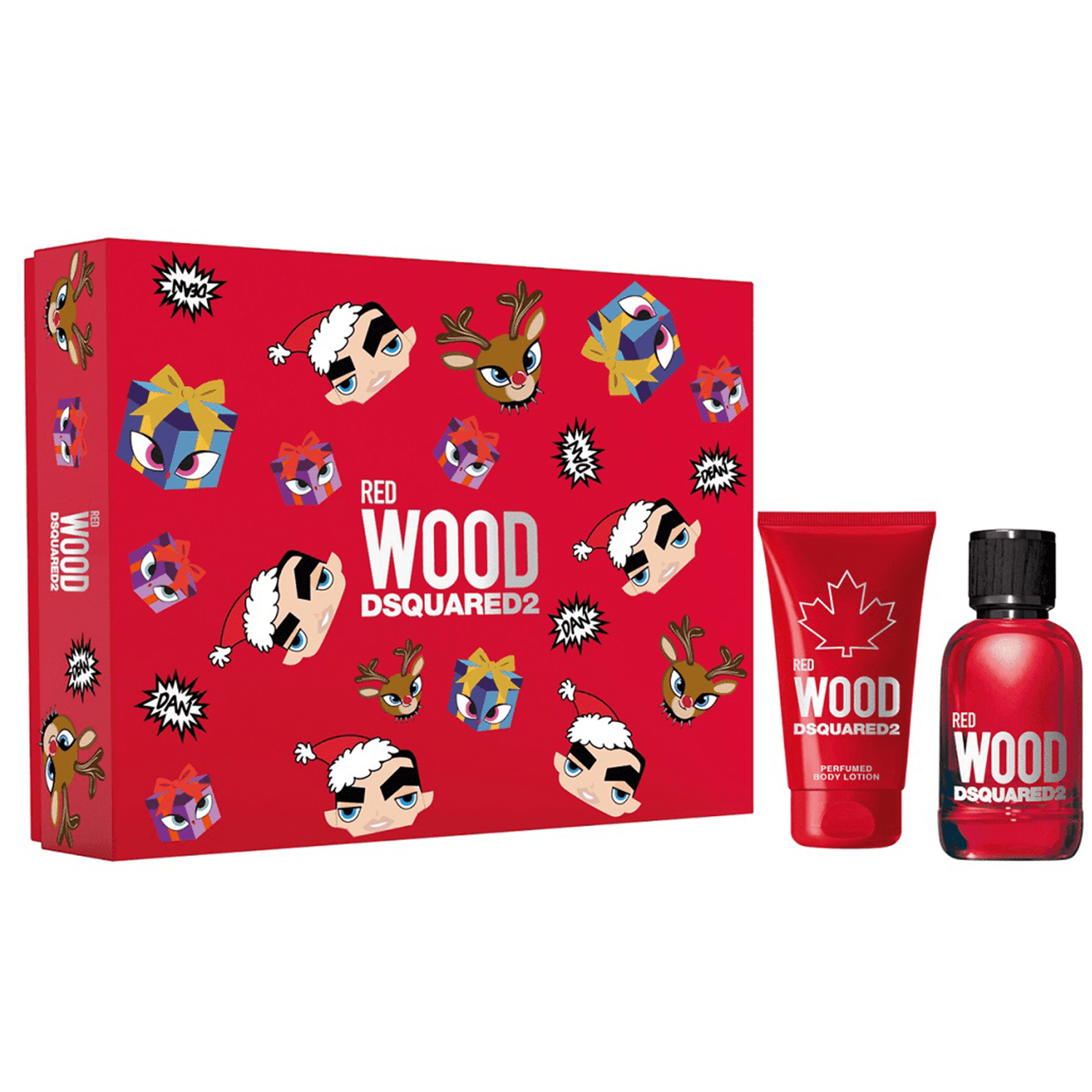 DSQUARED² Wood Red EDT Body Lotion Gift Set For Women | My Perfume Shop