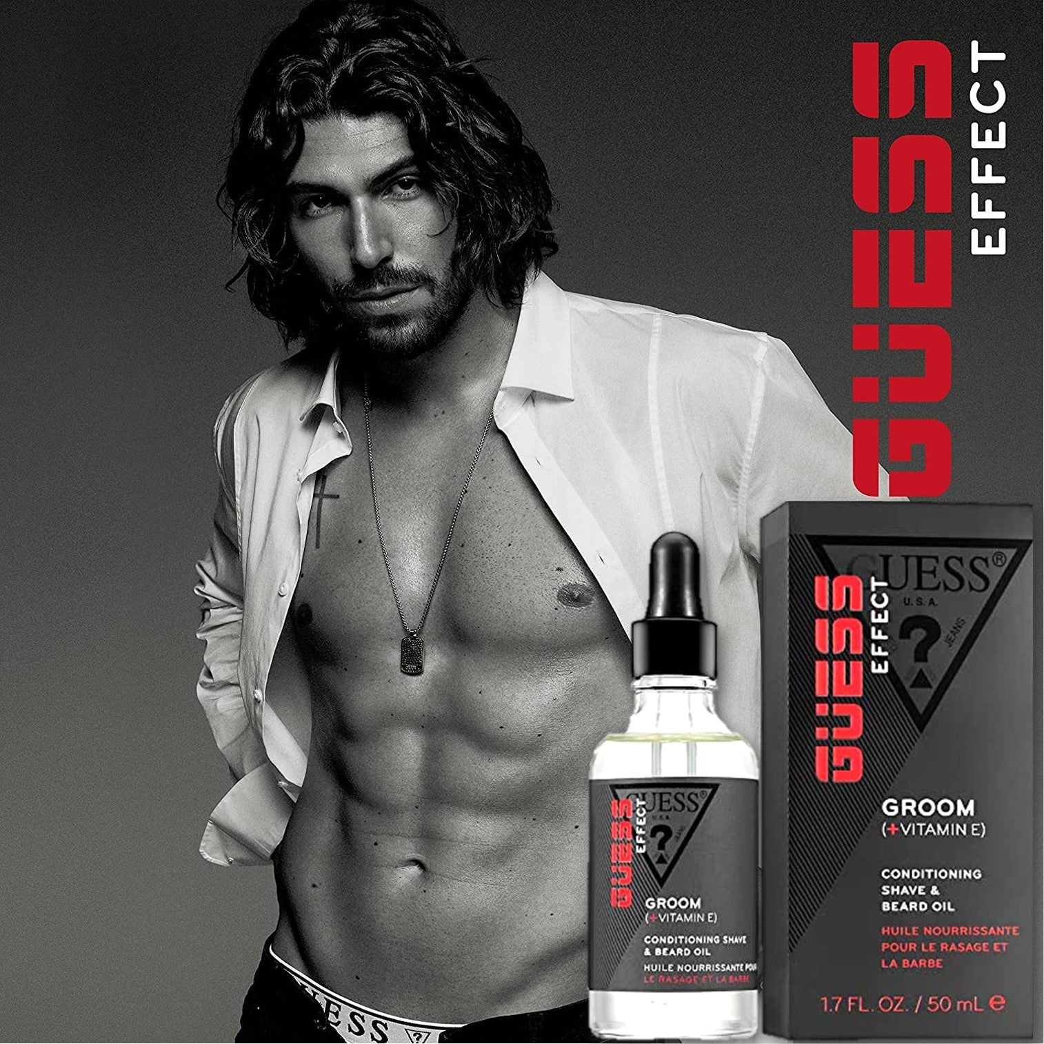 Guess Effect Groom Conditioning Shave & Beard Oil | My Perfume Shop Australia