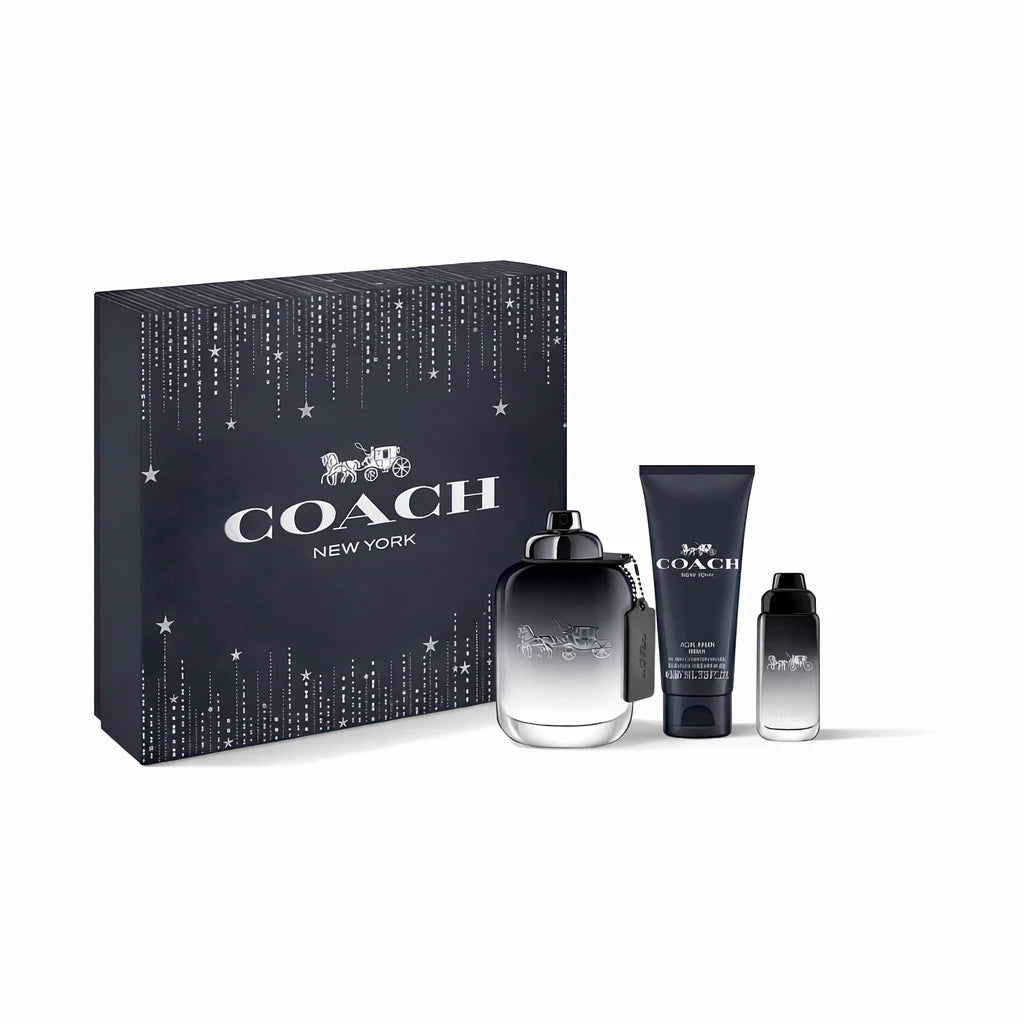 Coach Signature Men's EDT Gift Set Shower Gel & Travel Spray OpenAI studio hero