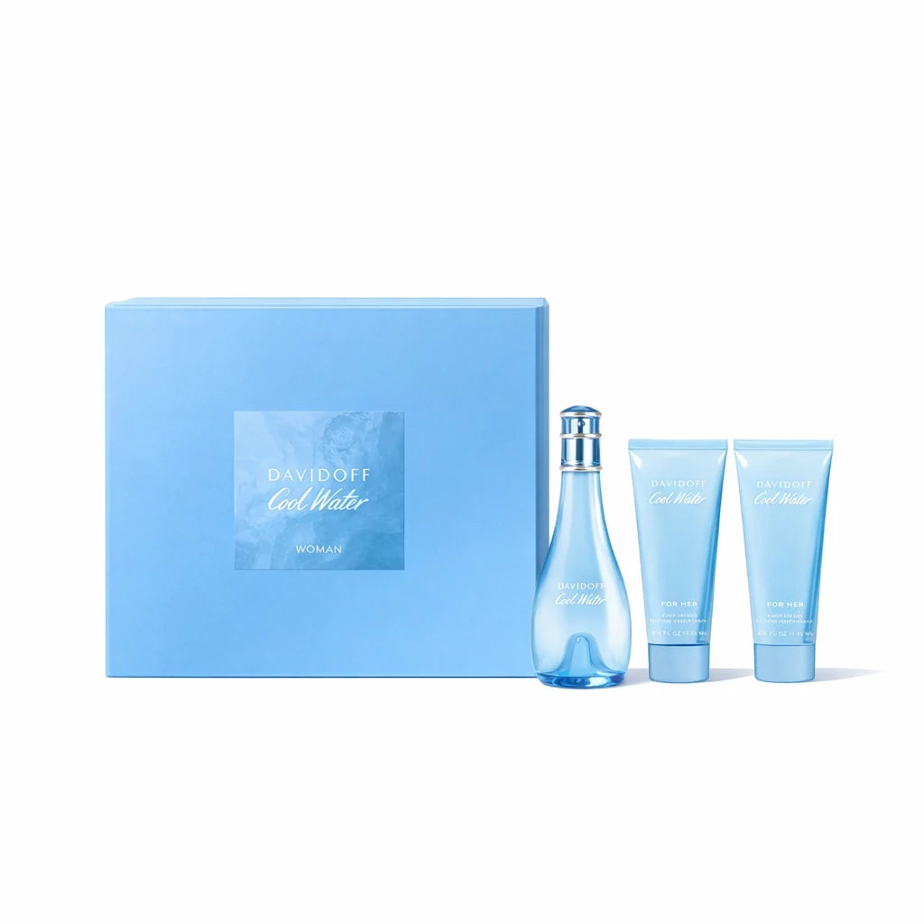 Davidoff Cool Water Woman 3-Piece Gift Set for Her standardized gift set hero image