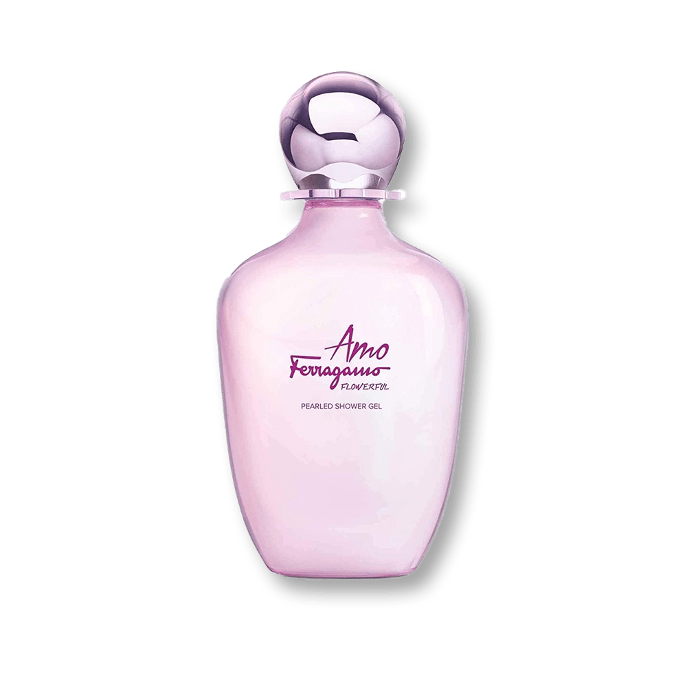 Salvatore Ferragamo Amo Ferragamo Flowerful Pearled Shower Gel | My Perfume Shop Australia