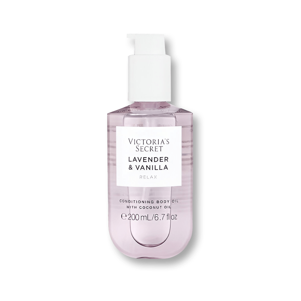 Victoria's Secret Lavender & Vanilla Relax Conditioning Body Oil | My Perfume Shop Australia