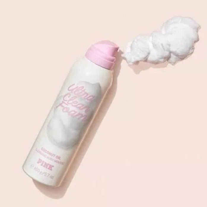 Victoria's Secret Pink Ultra Clean Foam Coconut Oil Body Mousse | My Perfume Shop Australia