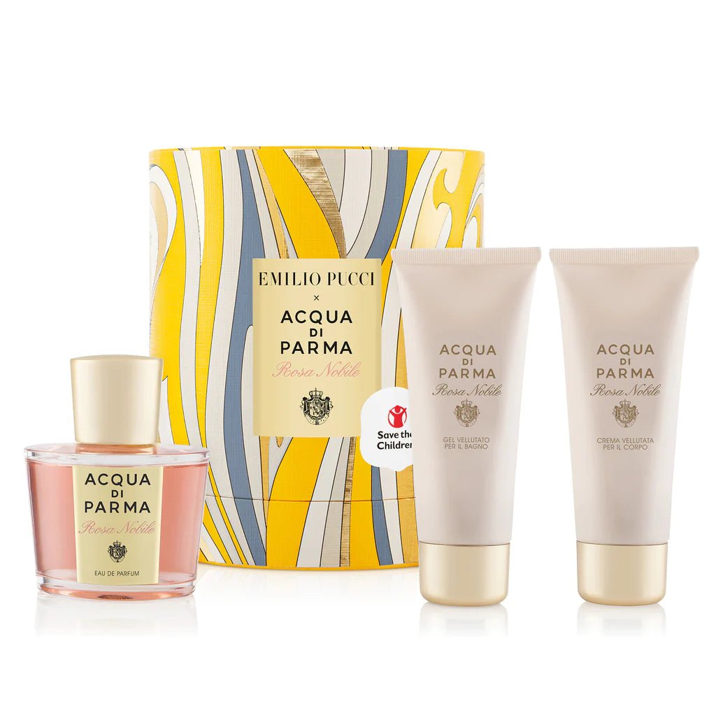 Acqua Di Parma Rosa Nobile Elegance Ensemble EDP Body Cream & Bath Gel | My Perfume Shop Australia