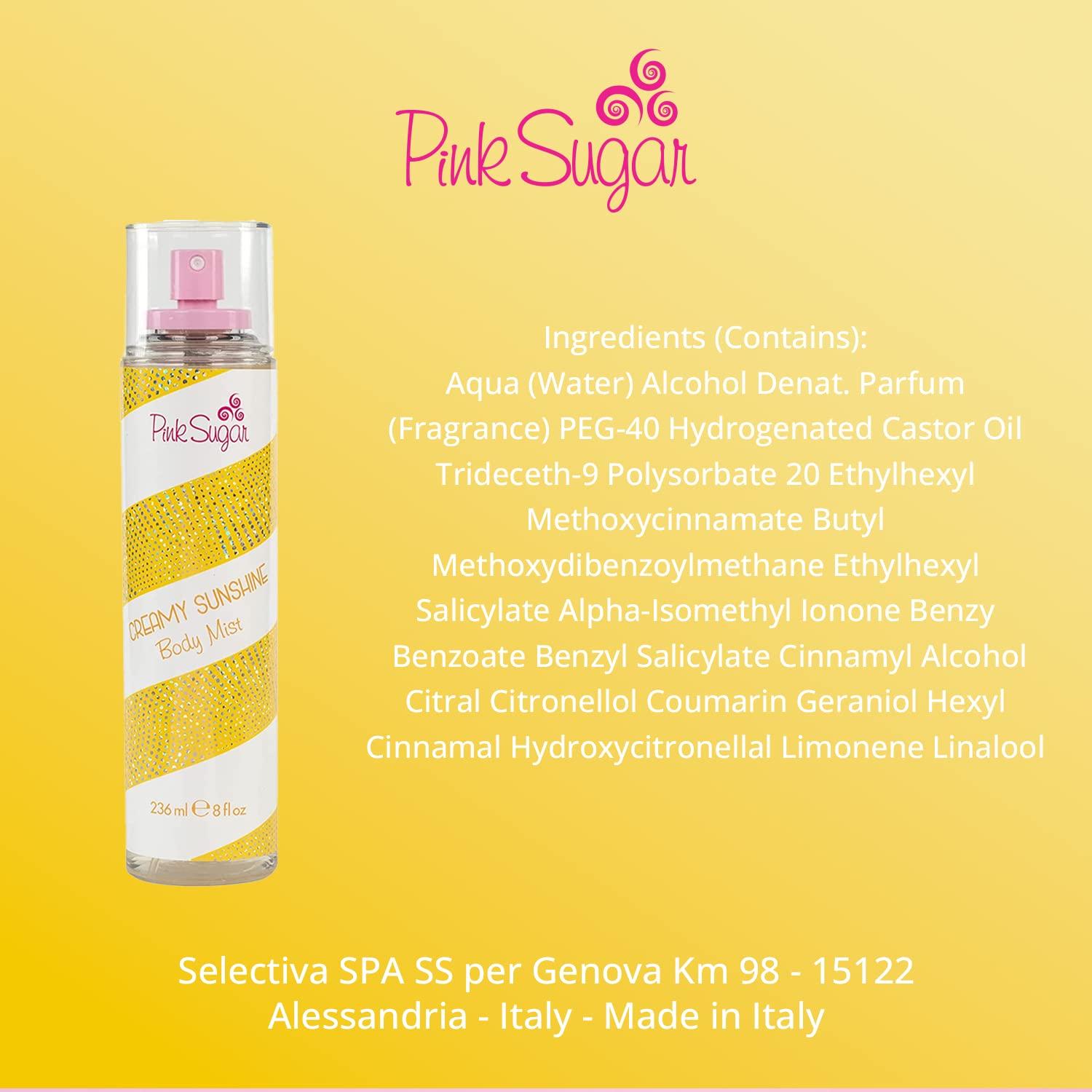 Aquolina Pink Sugar Creamy Sunshine Body Mist | My Perfume Shop Australia