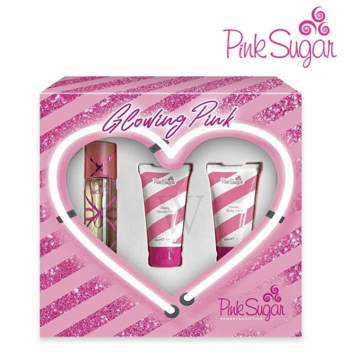 Aquolina Pink Sugar Glowing Pink Sweet Addiction Set | My Perfume Shop Australia