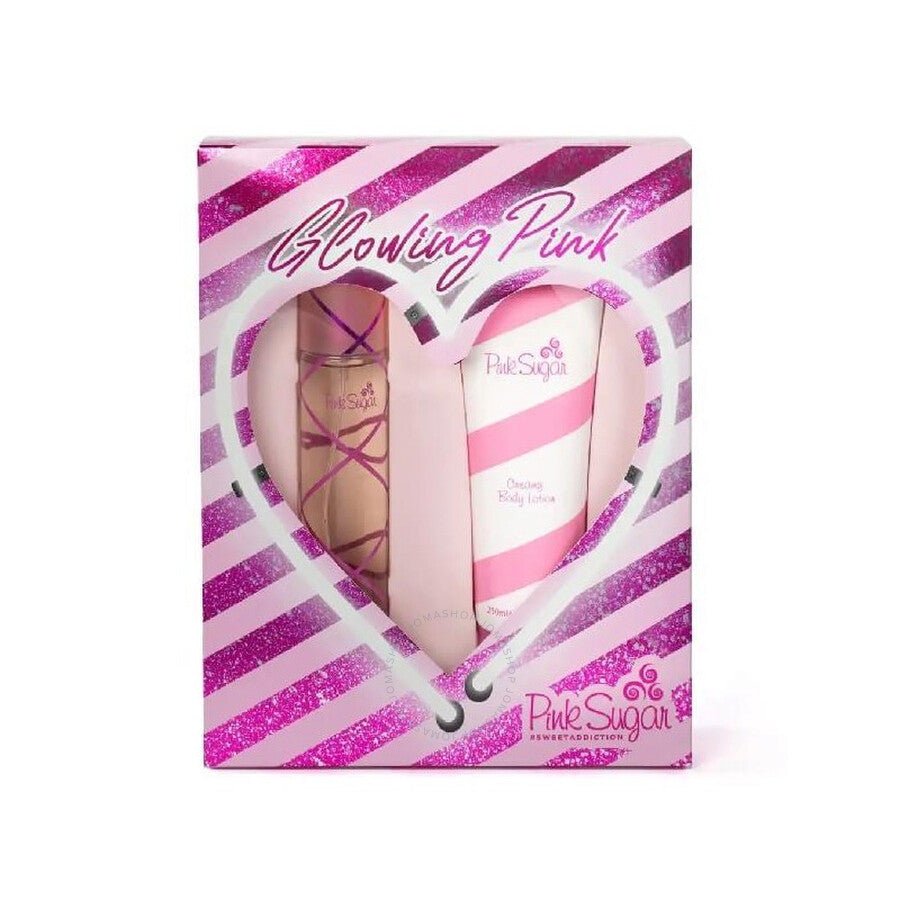 Aquolina Pink Sugar Sweet Addiction EDT Body Lotion Set | My Perfume Shop Australia